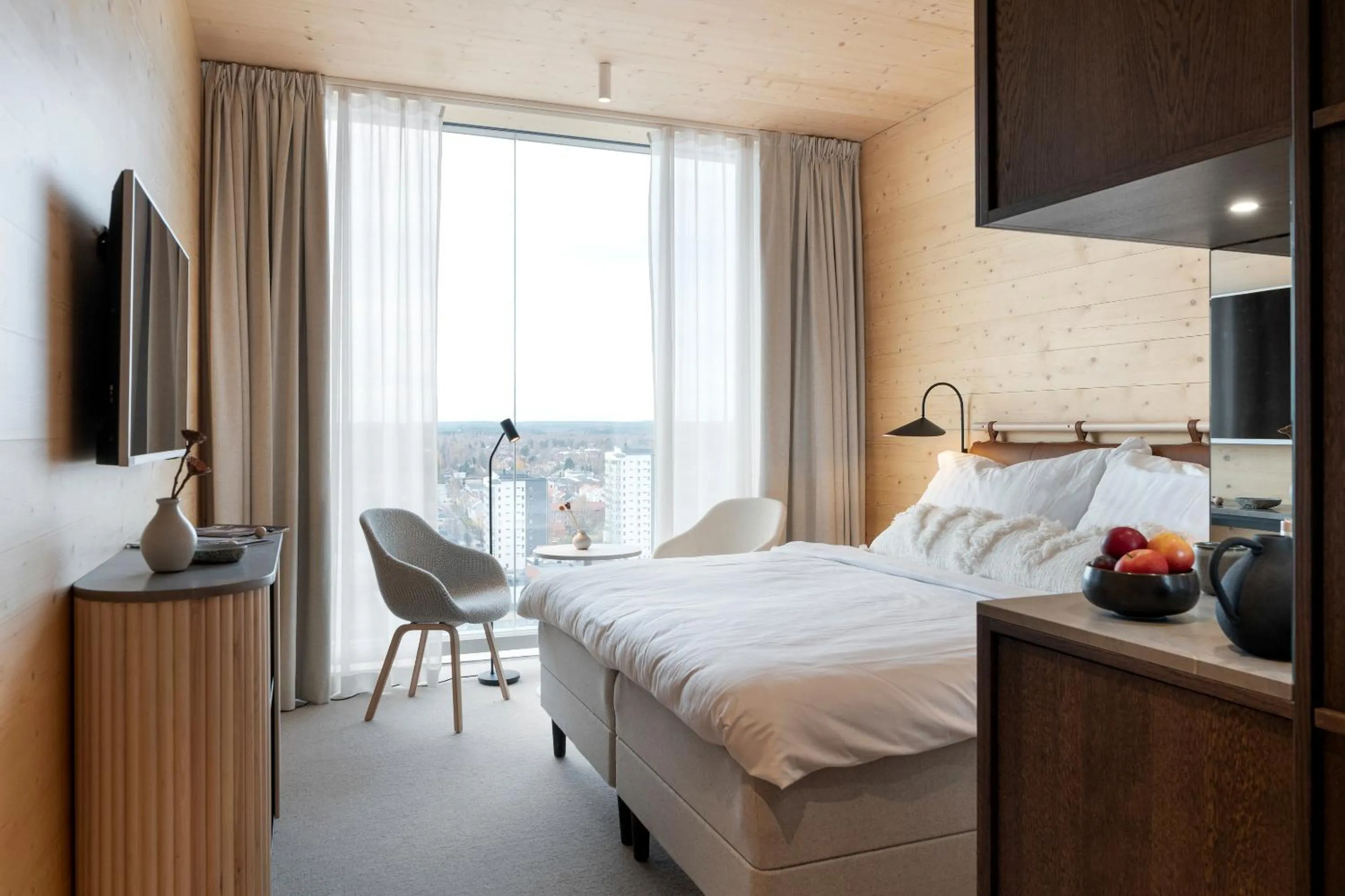 Property building, Bed in The Wood Hotel by Elite