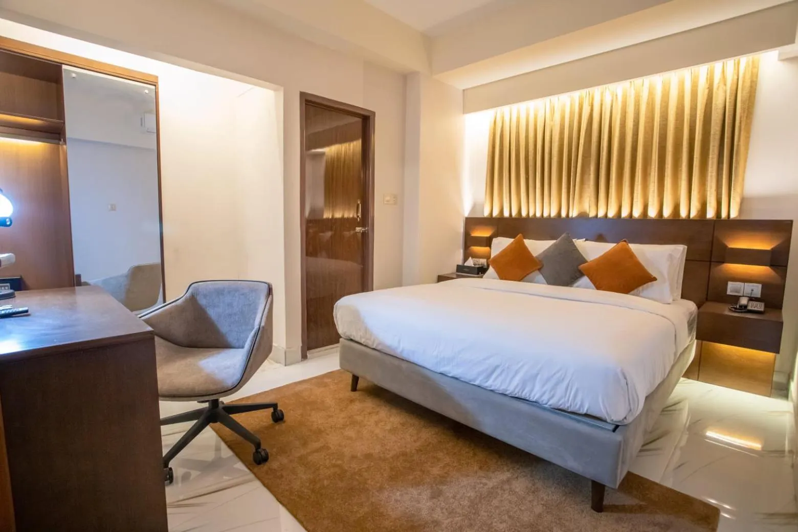 Photo of the whole room, Bed in Jatra Flagship Sylhet City Centre