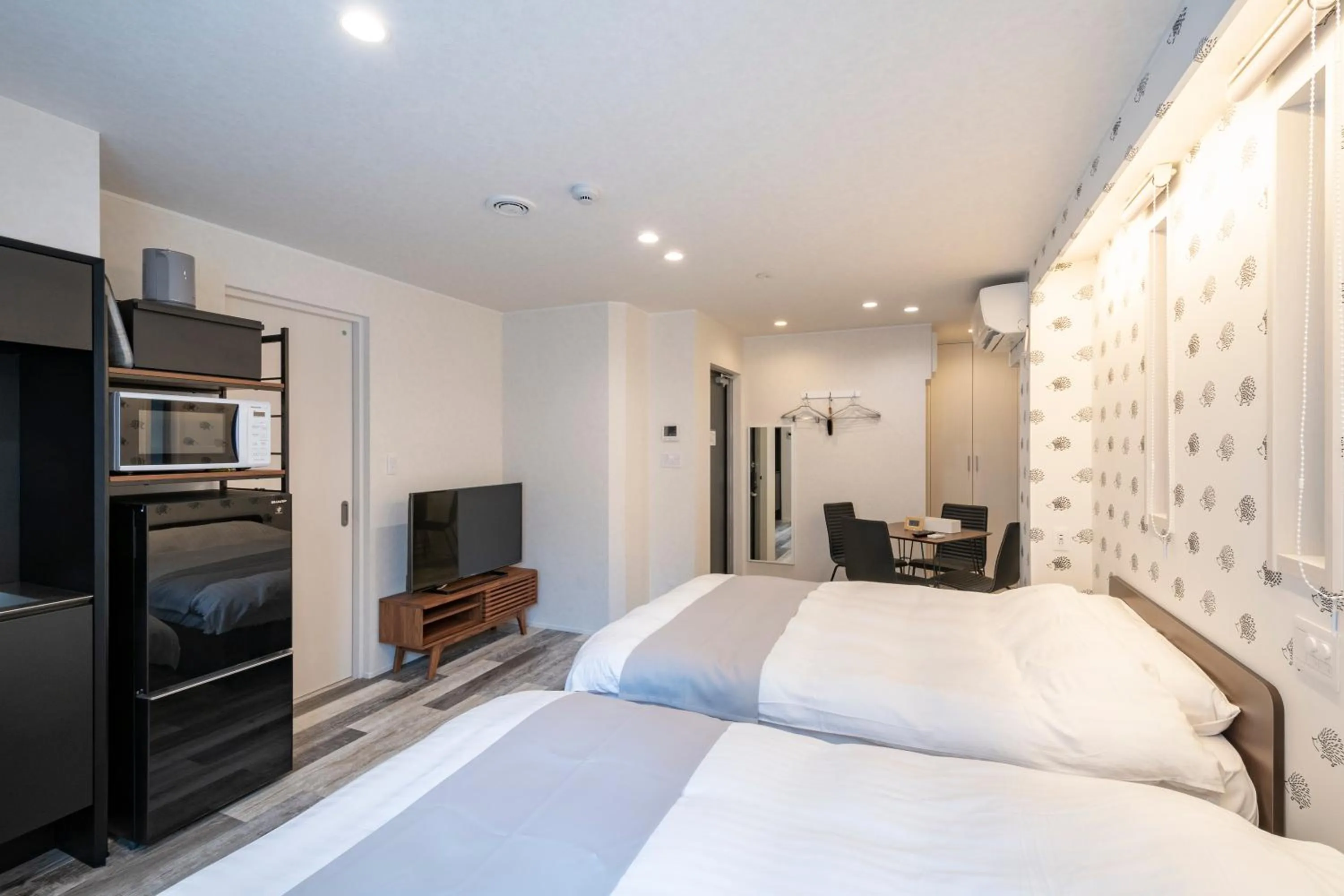 Photo of the whole room, Bed in Serendipity Kinshicho - 2 mins to JR Station - Near Skytree & Foodie hub