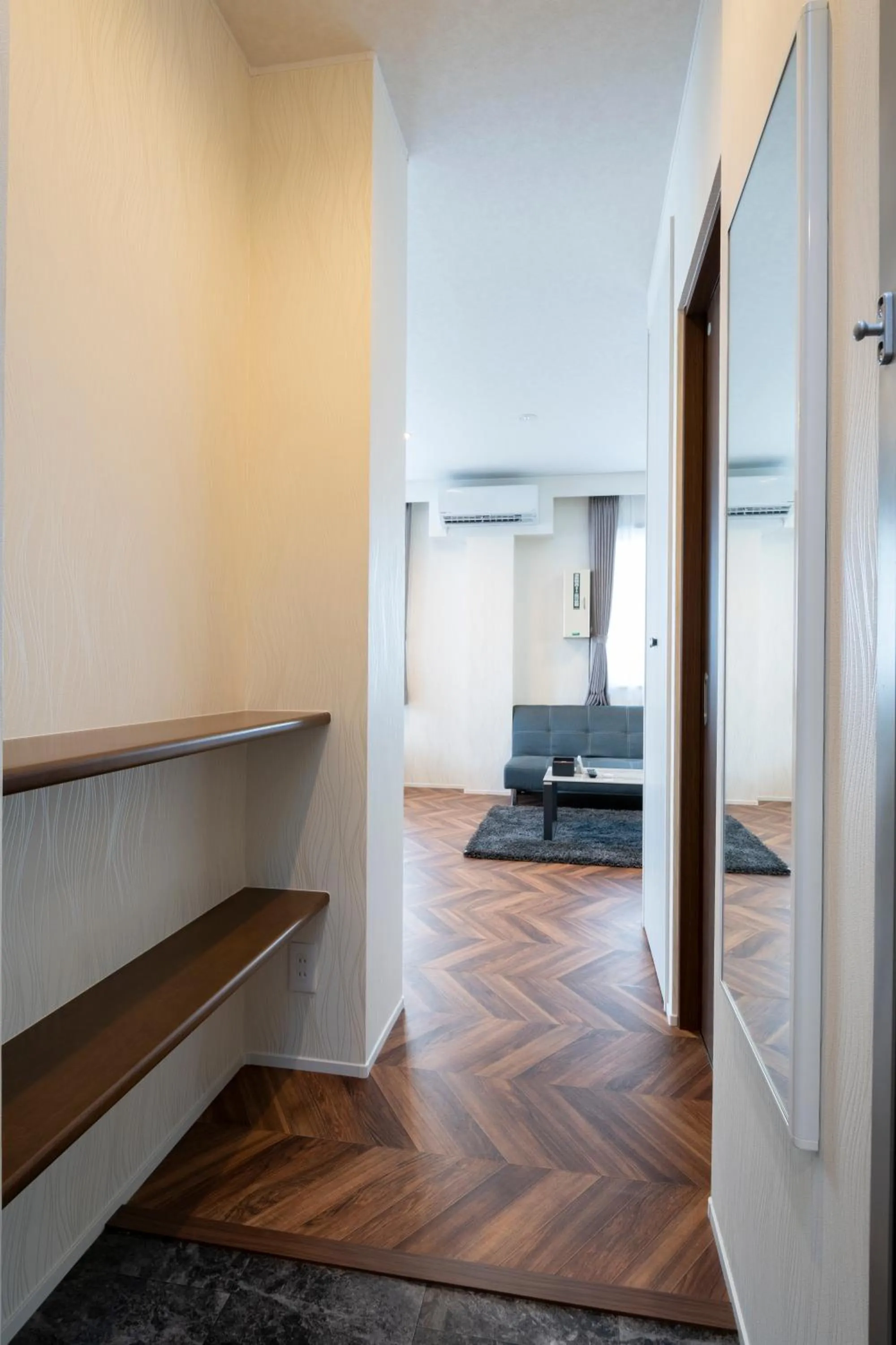 Photo of the whole room, Bed in Serendipity Kinshicho - 2 mins to JR Station - Near Skytree & Foodie hub