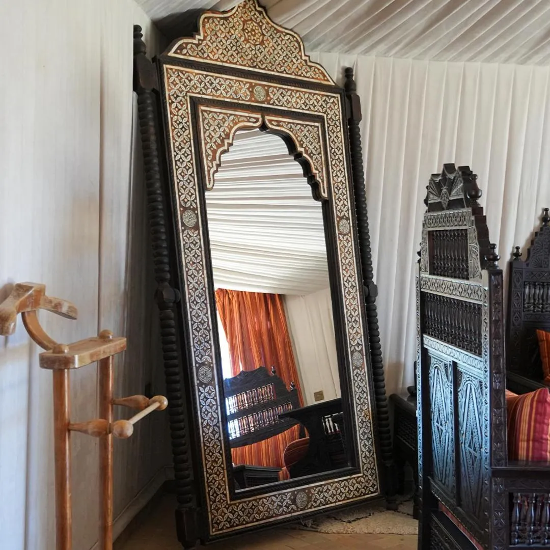 Bed in Kalyptus Luxury Camp