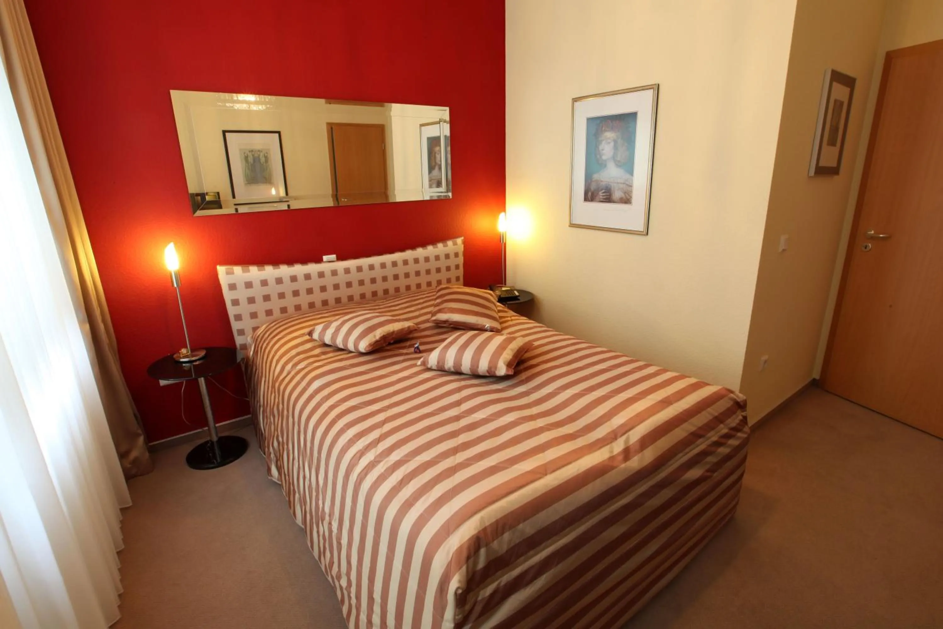 Bedroom in Hotel Sternzeit