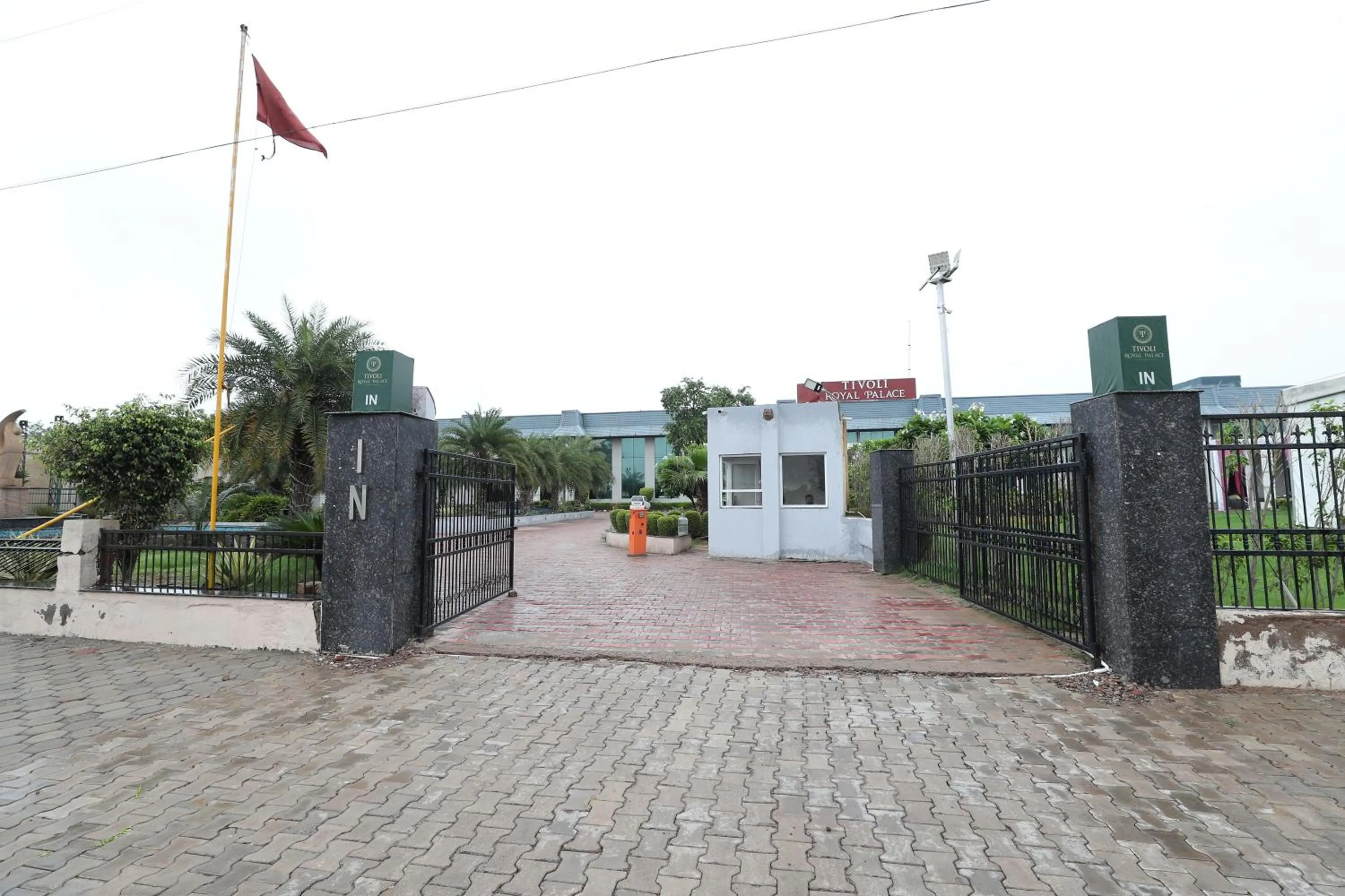 Facade/entrance in Tivoli Royal Palace