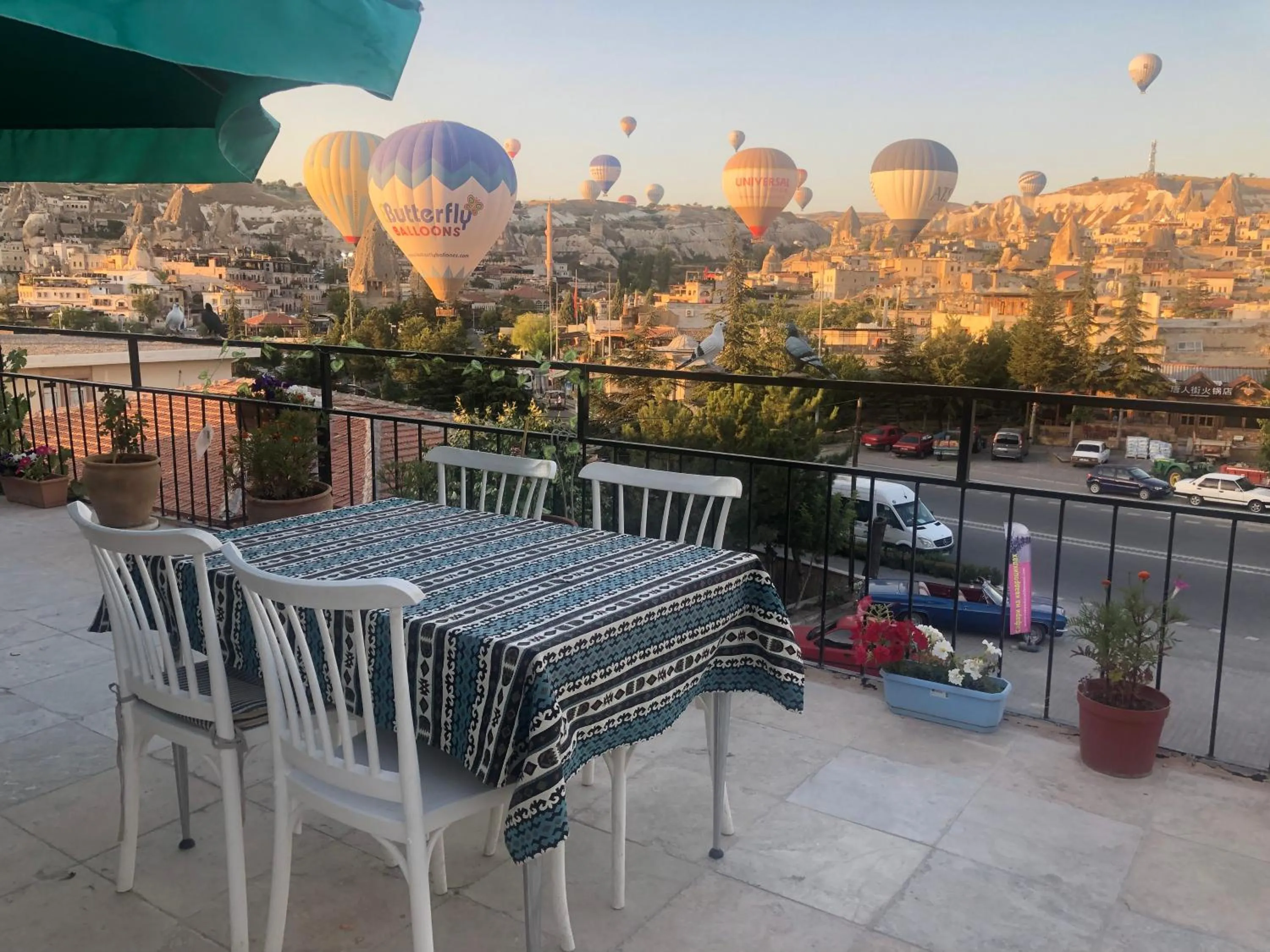 Balcony/Terrace in Cappadocia Kepez hotel