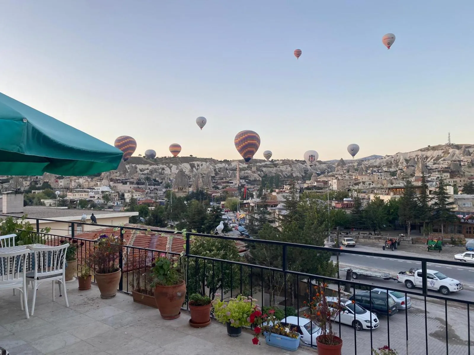 Balcony/Terrace in Cappadocia Kepez hotel