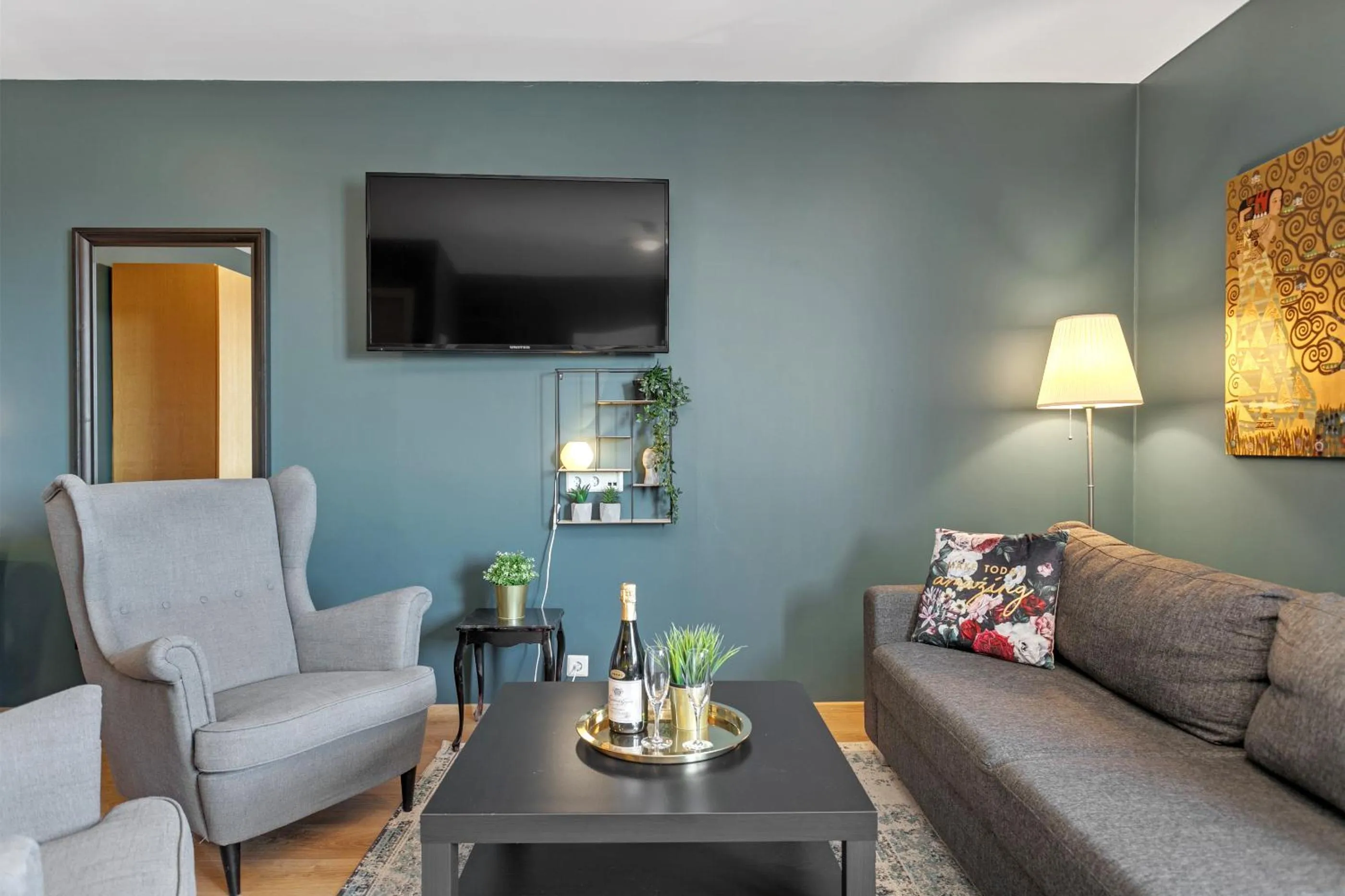 Seating area in Hotel Kvika