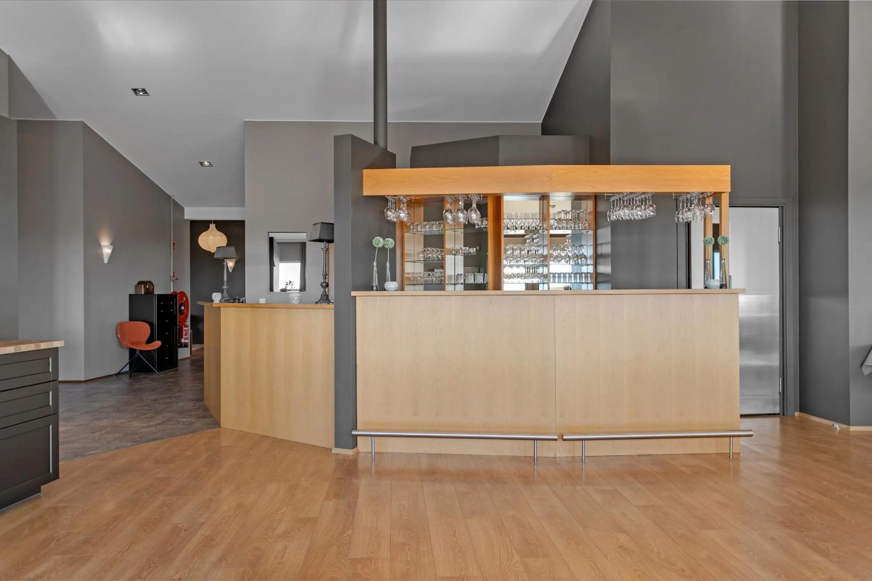 Lobby or reception in Hotel Kvika