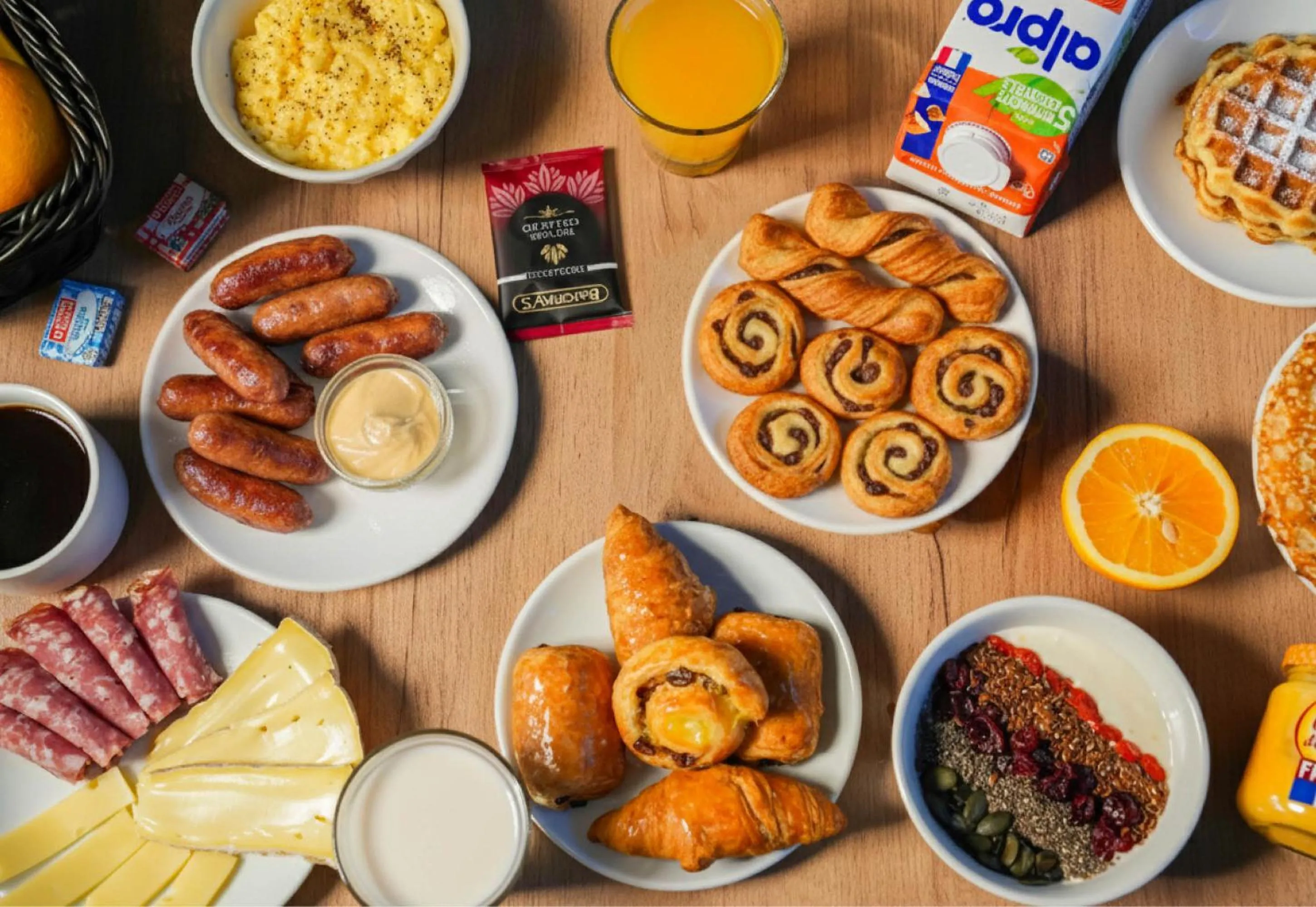 Breakfast in B&B HOTEL Evian Publier