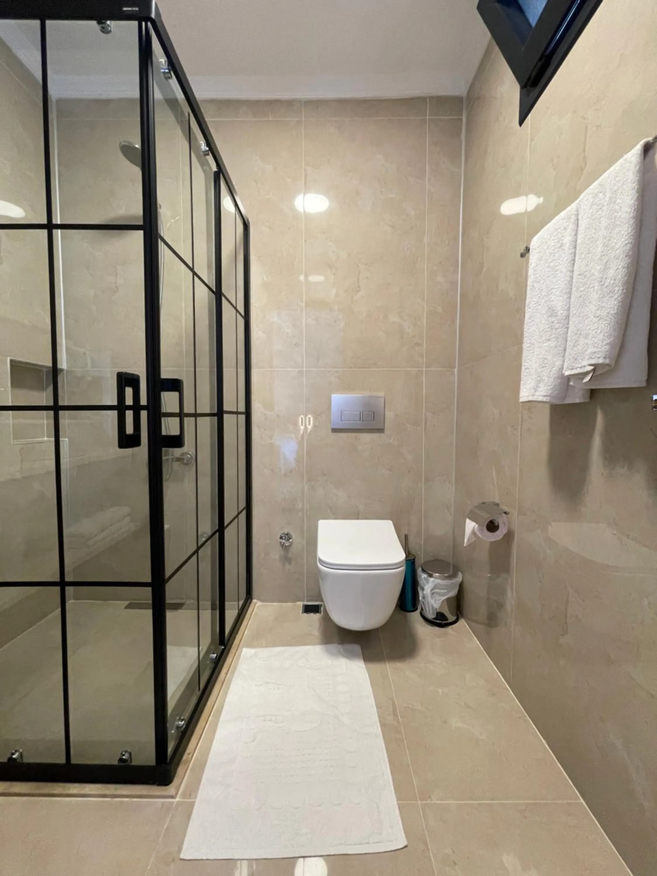 Bathroom in Dalaman Airport AliBaba Hotel