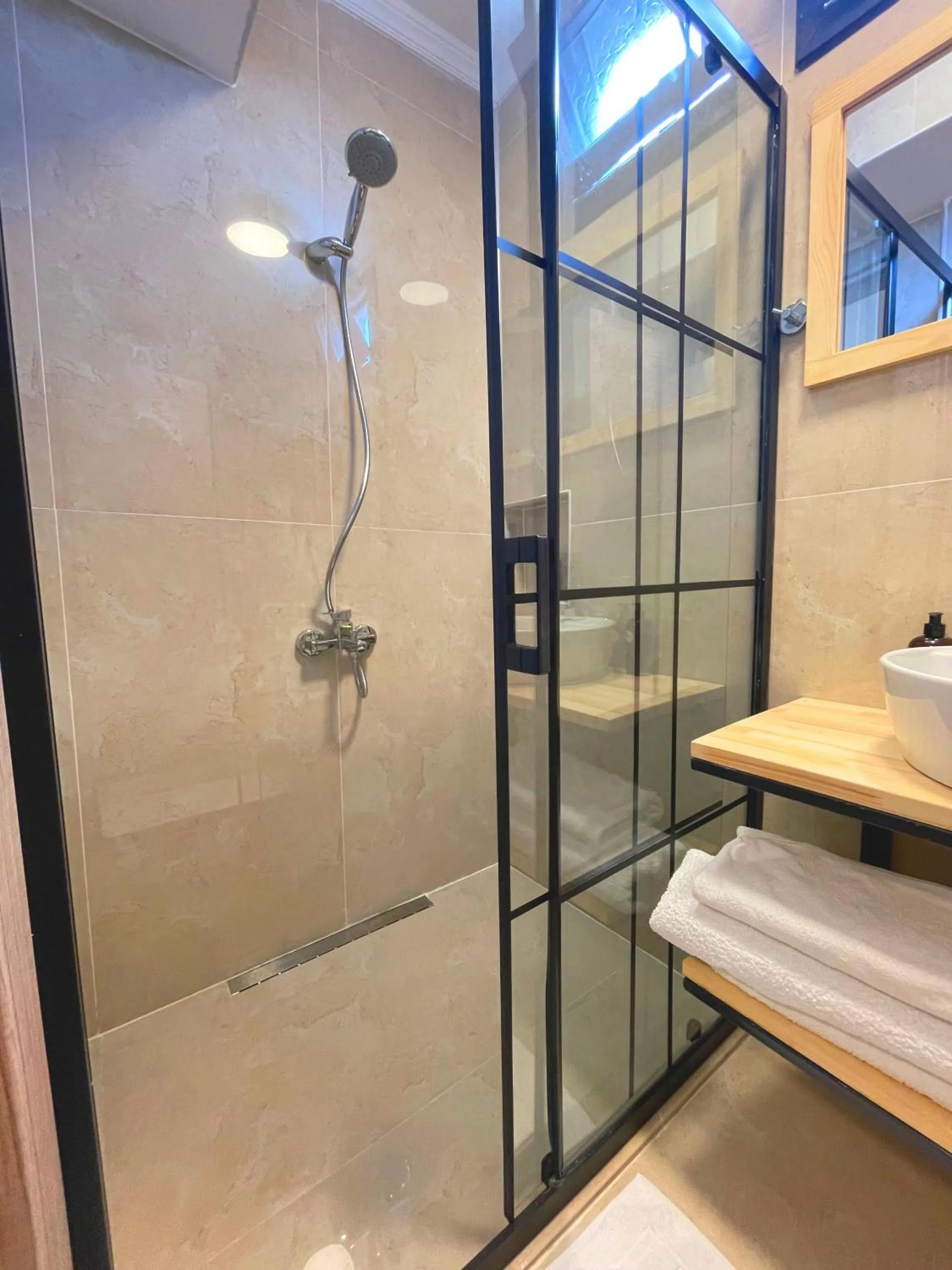 Bathroom in Dalaman Airport AliBaba Hotel