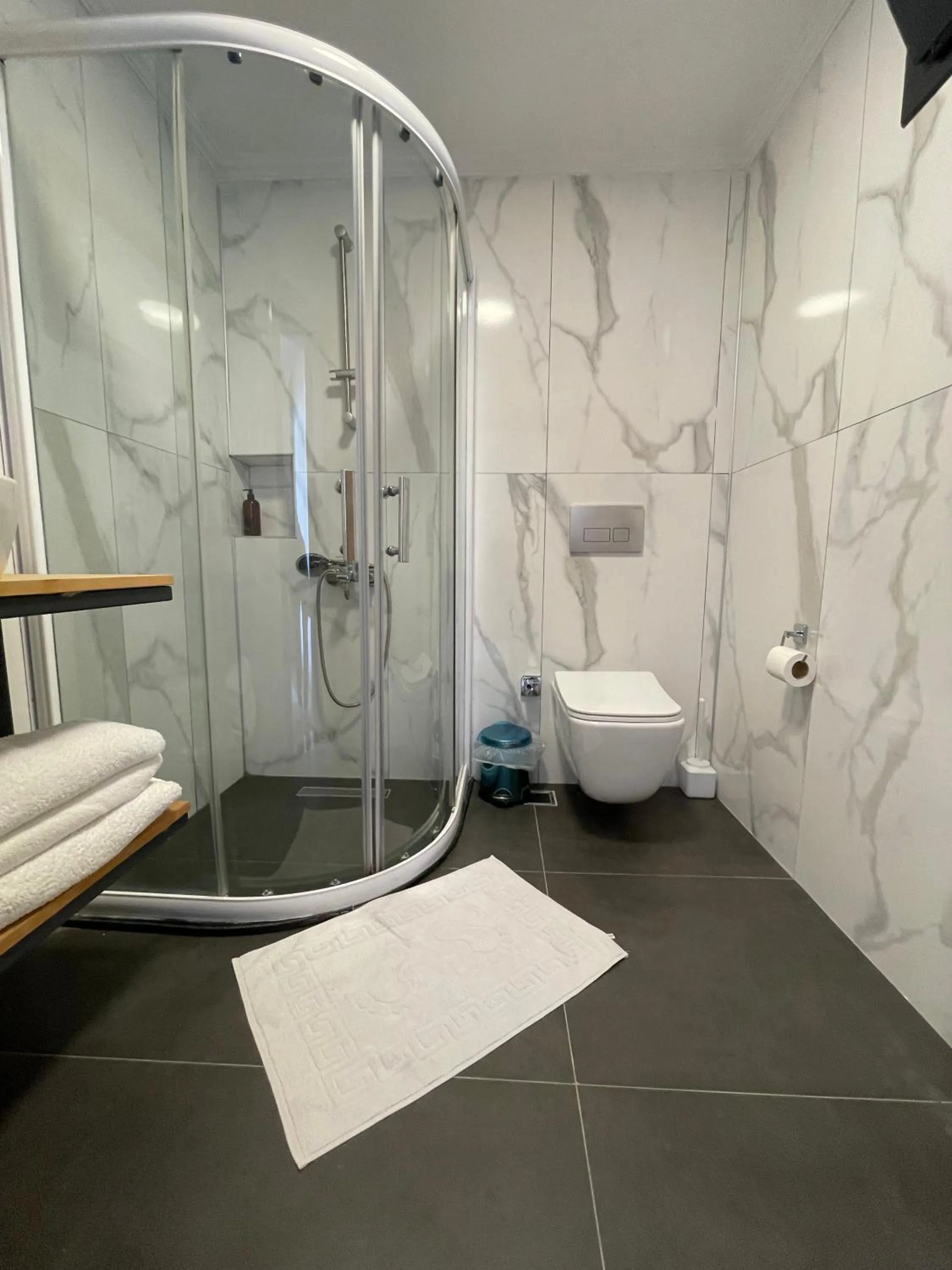 Bathroom in Dalaman Airport AliBaba Hotel