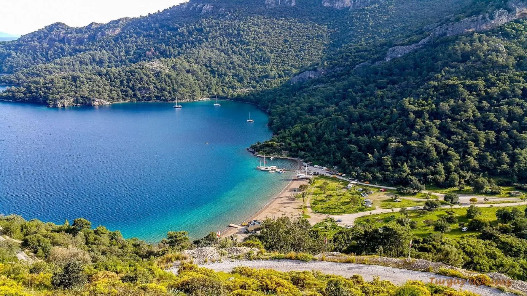 Beach in Dalaman Airport AliBaba Hotel