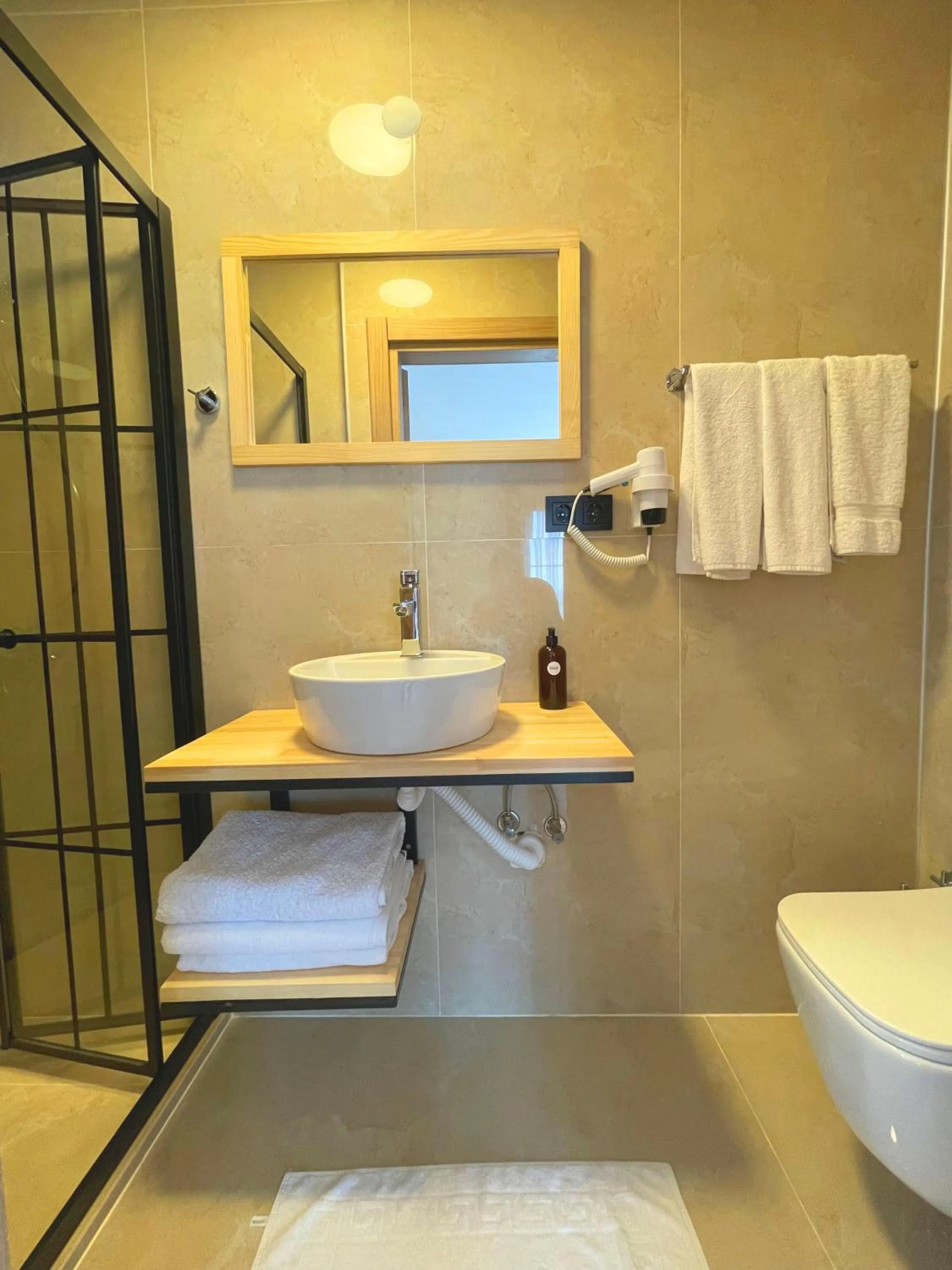 Bathroom in Dalaman Airport AliBaba Hotel