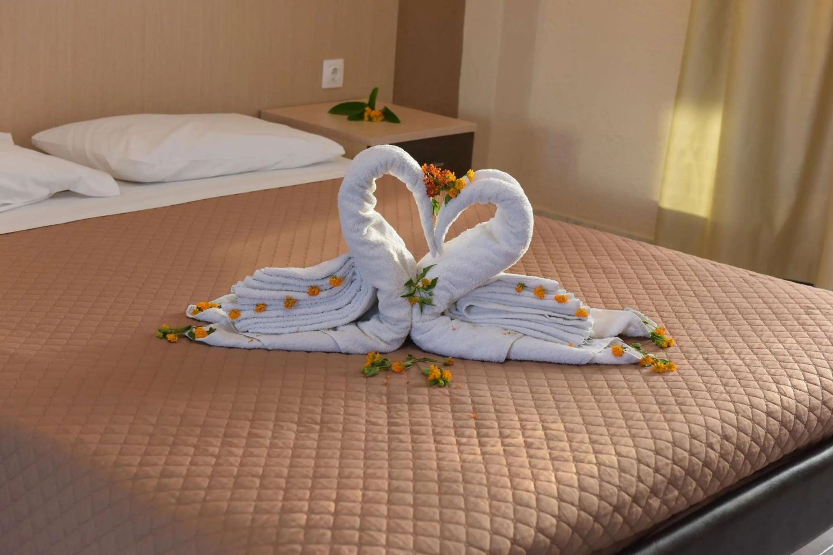 Decorative detail, Bed in Santa Helena Hotel