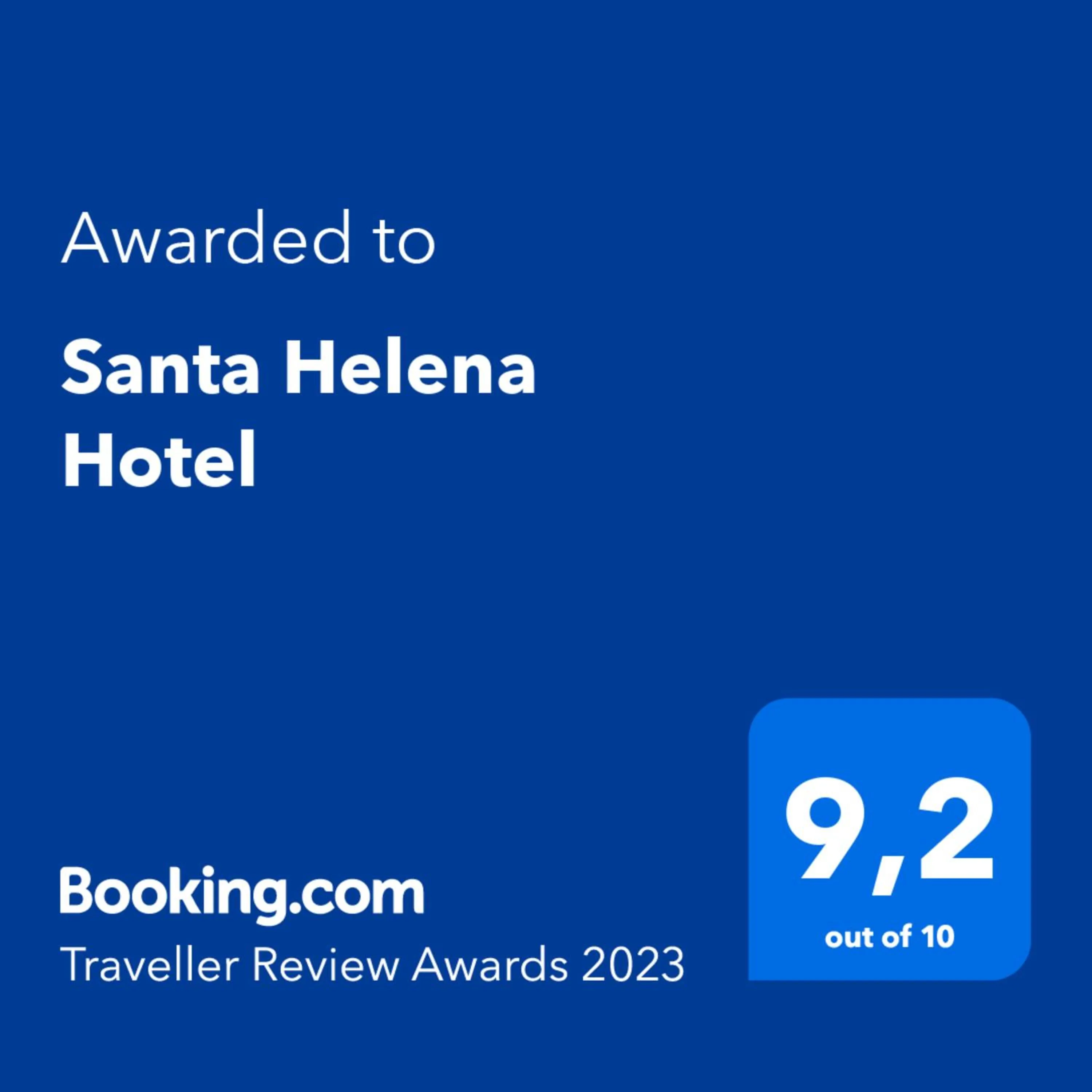 Certificate/Award in Santa Helena Hotel