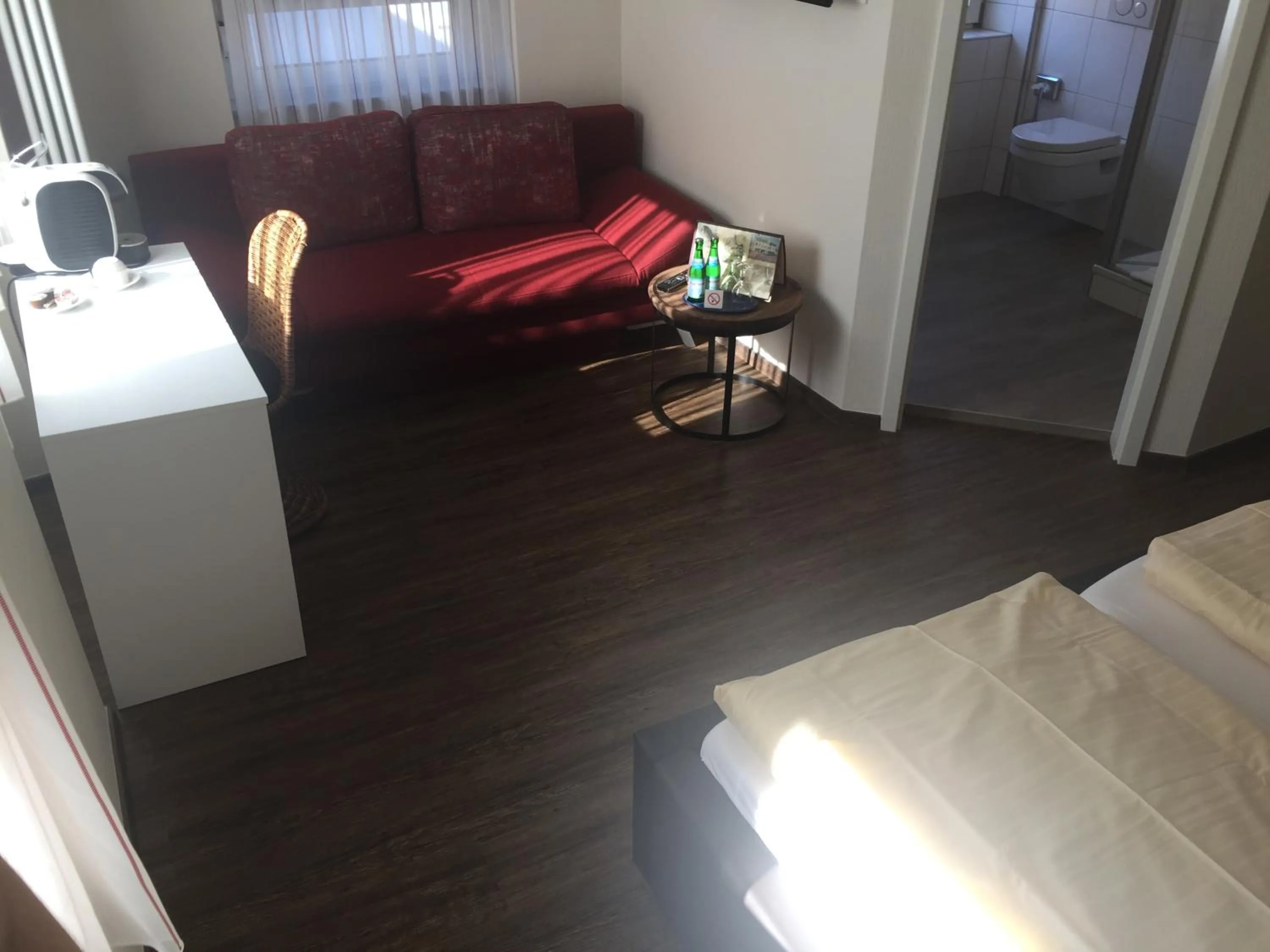 Bed in Hosser's Hotel Restaurant