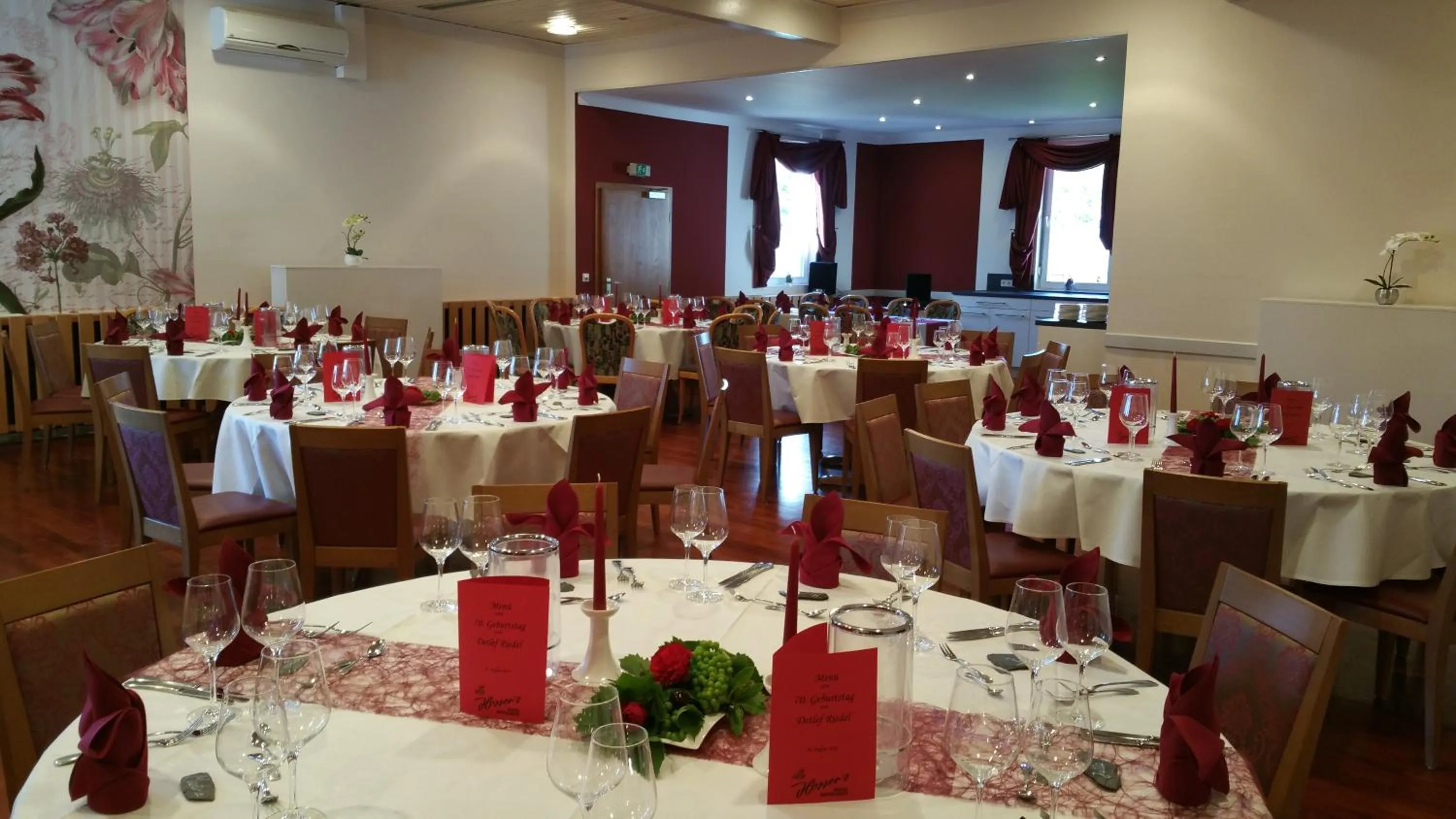 Floor plan in Hosser's Hotel Restaurant