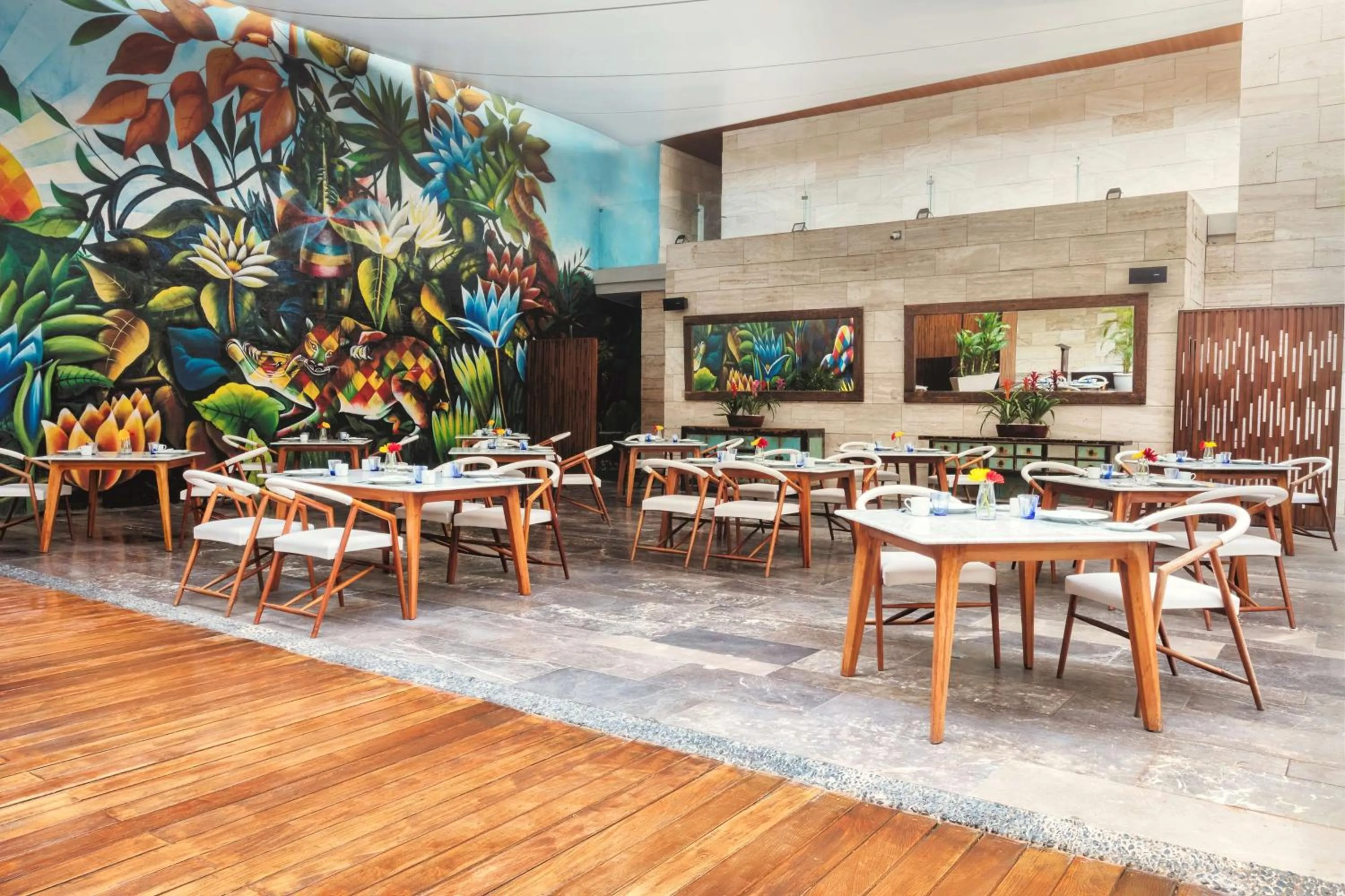 Dining area in The Yucatan Playa Del Carmen, Tapestry Collection By Hilton