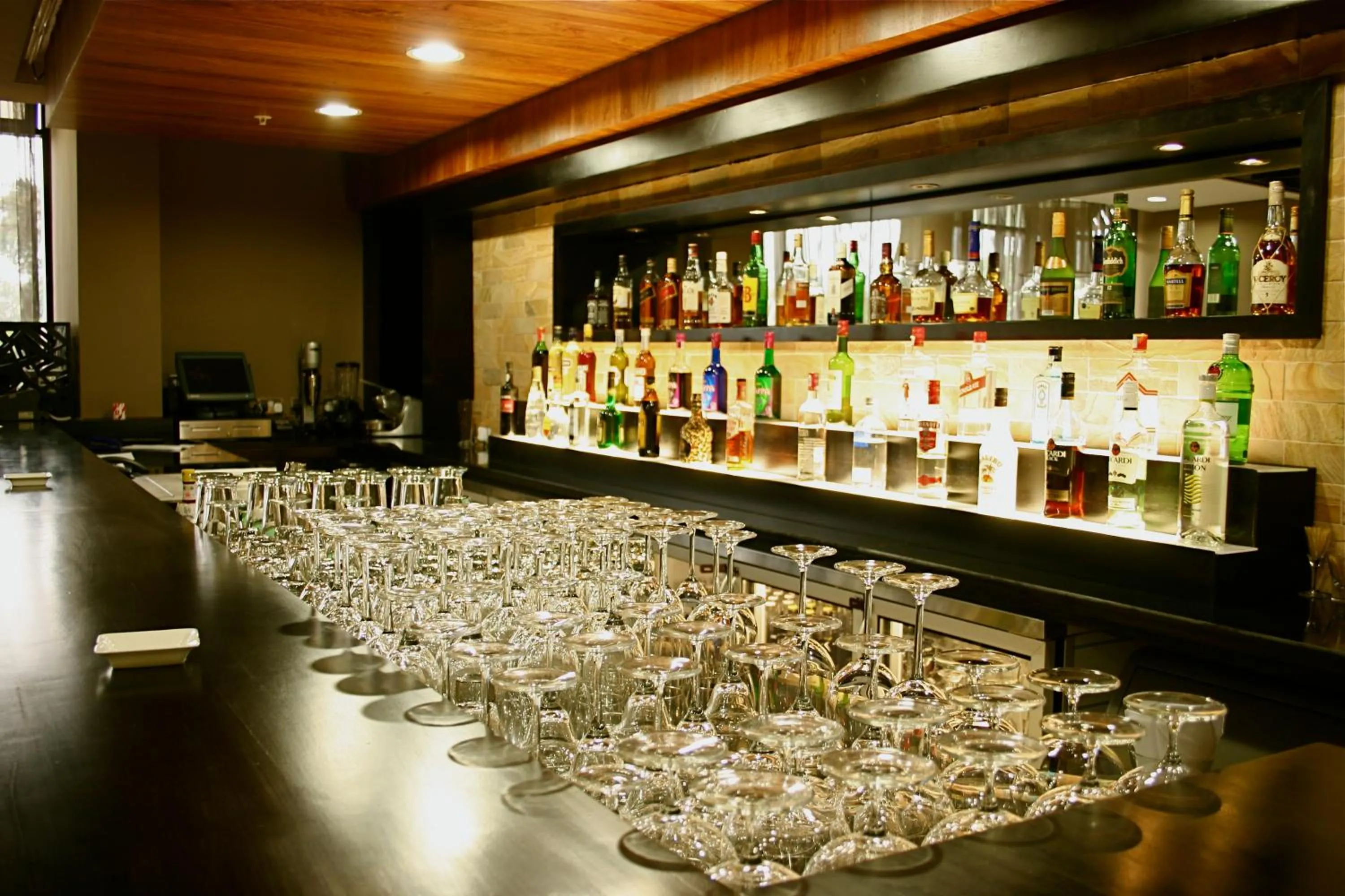 Lounge or bar in Mount Meru Hotel