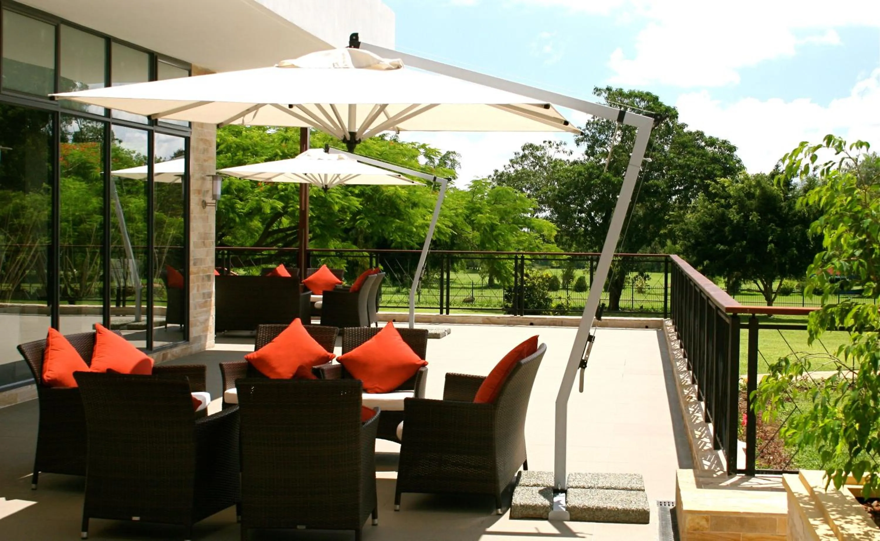 Balcony/Terrace in Mount Meru Hotel