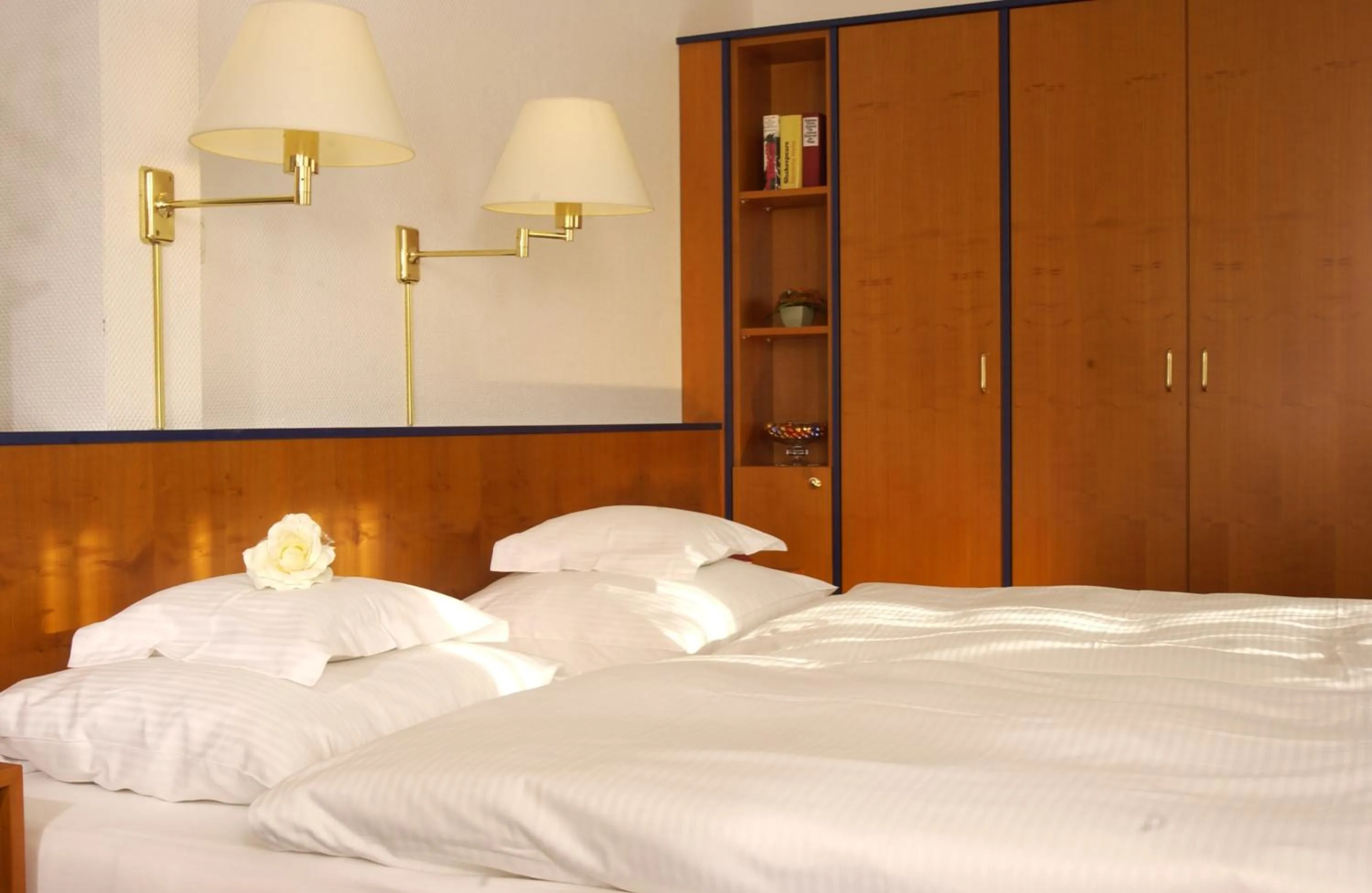 Bed in Hotel Spiegel