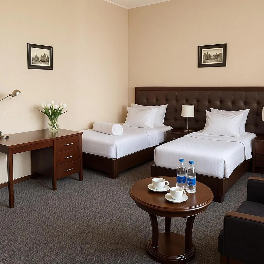 Bed in Yerevan Resident Hotel