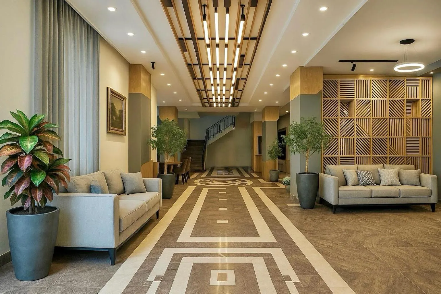 Seating area in Yerevan Resident Hotel