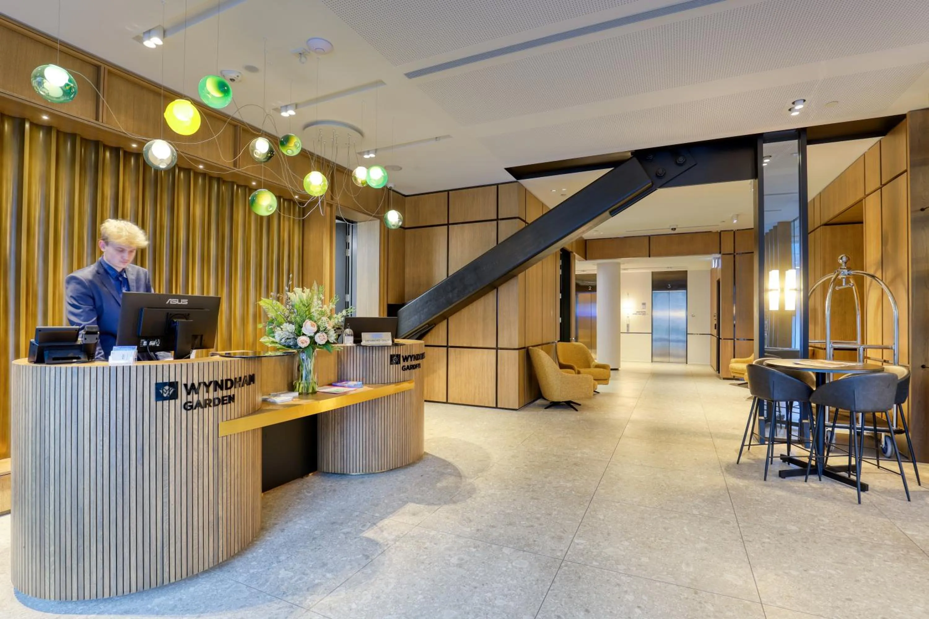 Lobby or reception in Wyndham Garden Christchurch Kilmore Street