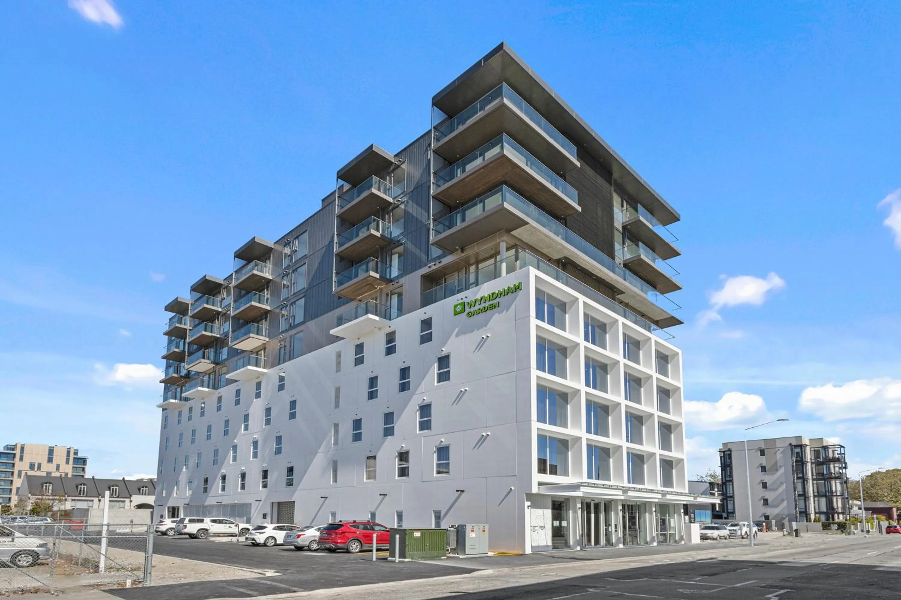 On site in Wyndham Garden Christchurch Kilmore Street