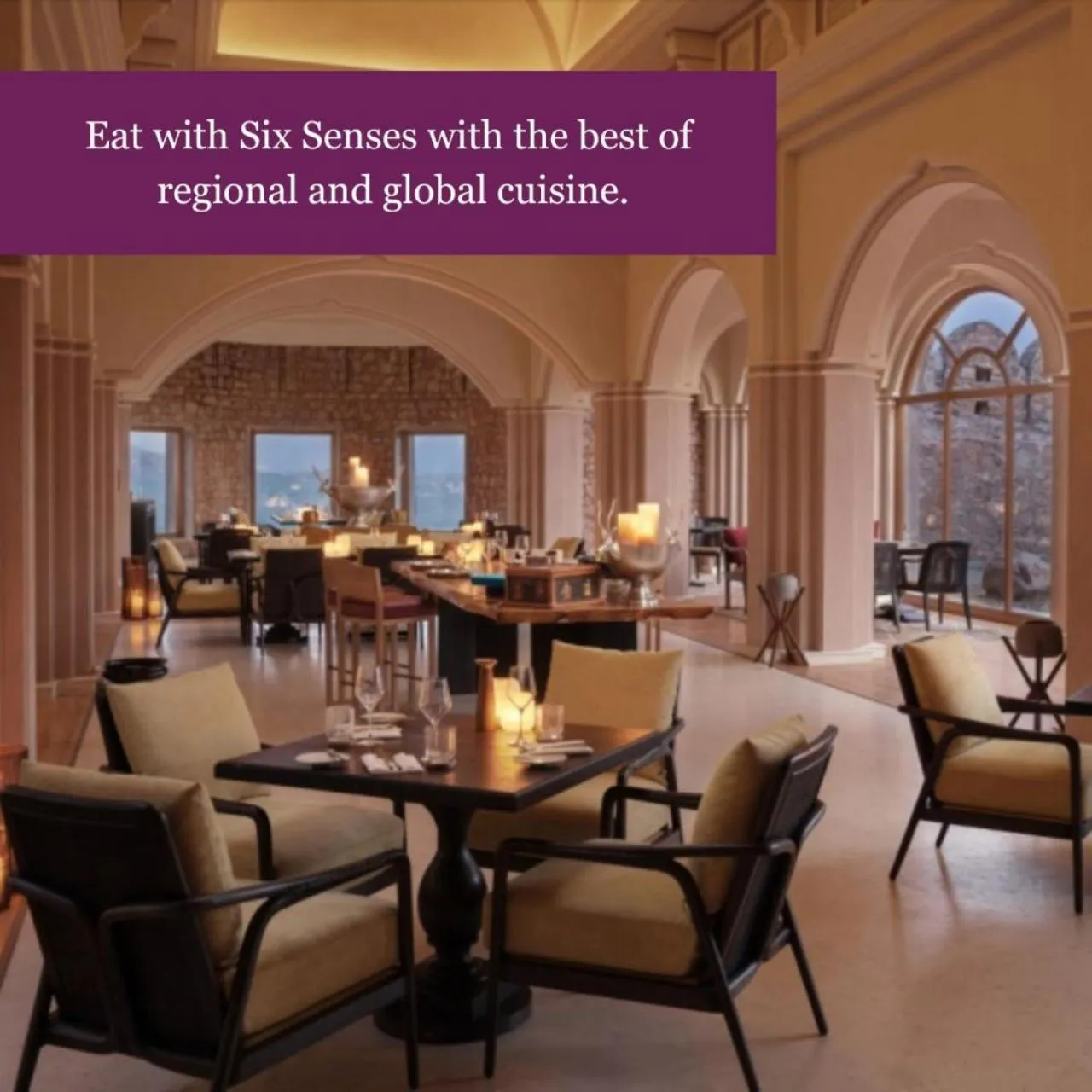 Area and facilities in Six Senses Fort Barwara Sawai Madhopur