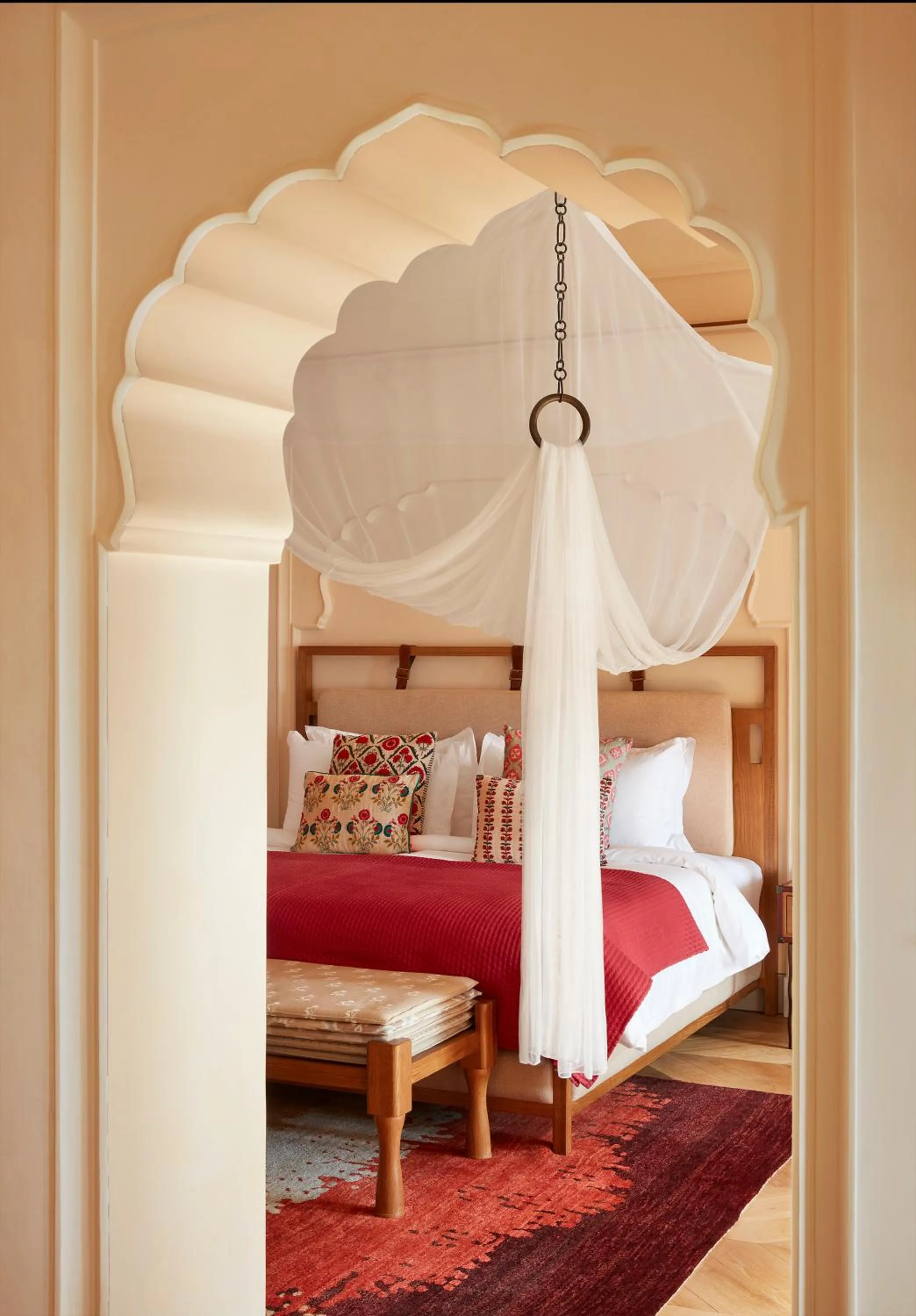 Bedroom, Bed in Six Senses Fort Barwara Sawai Madhopur