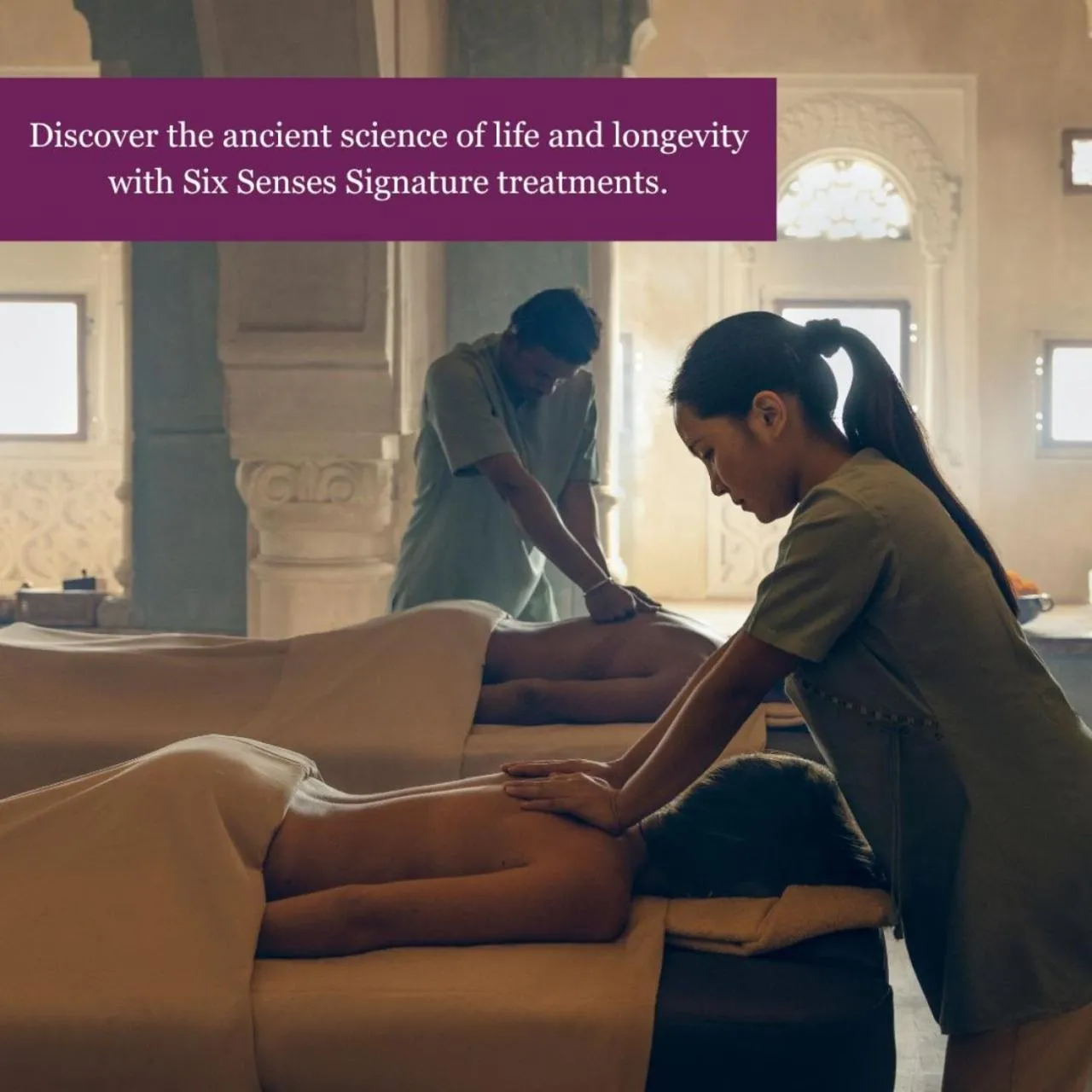 Spa and wellness centre/facilities in Six Senses Fort Barwara Sawai Madhopur