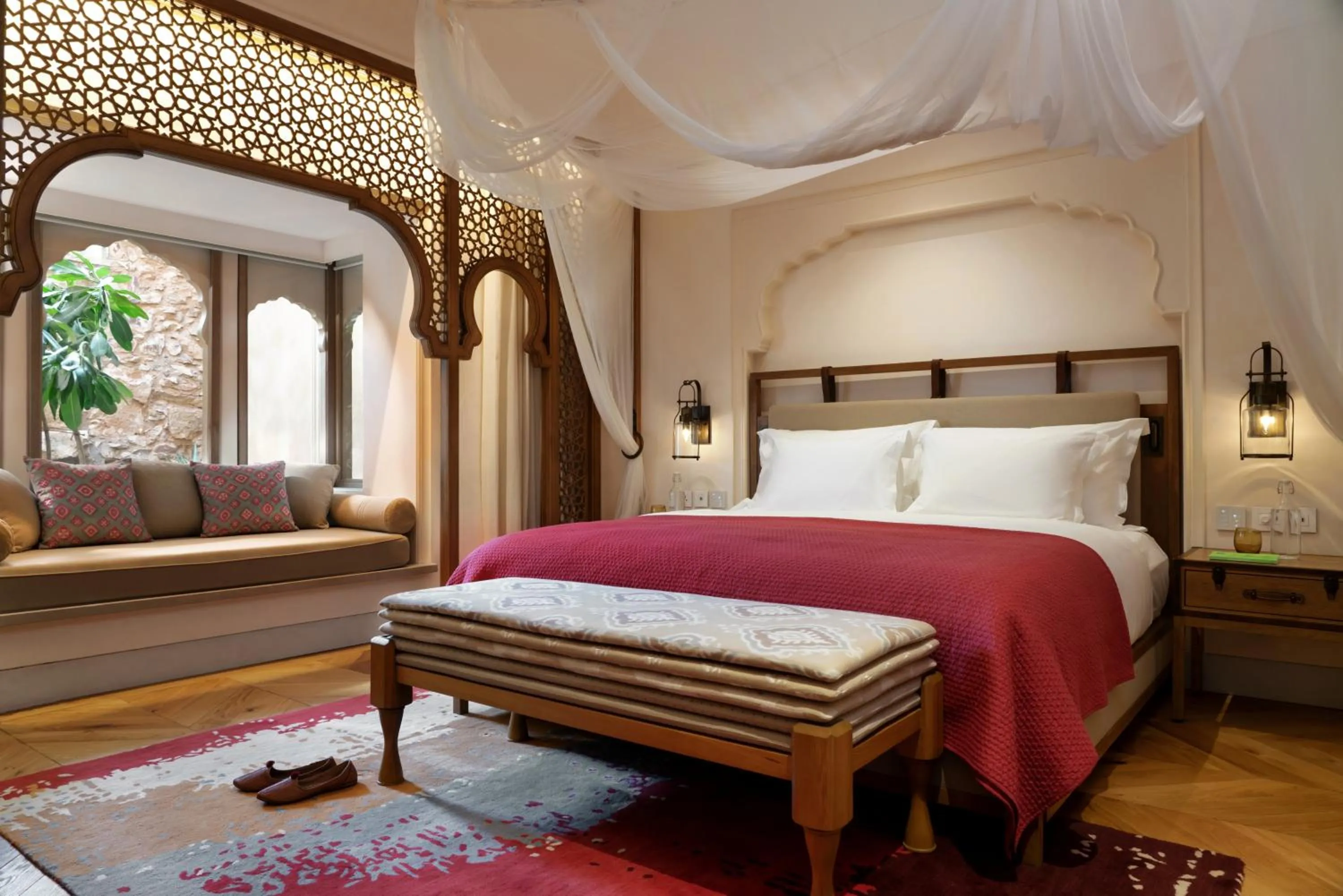 Bedroom, Bed in Six Senses Fort Barwara Sawai Madhopur