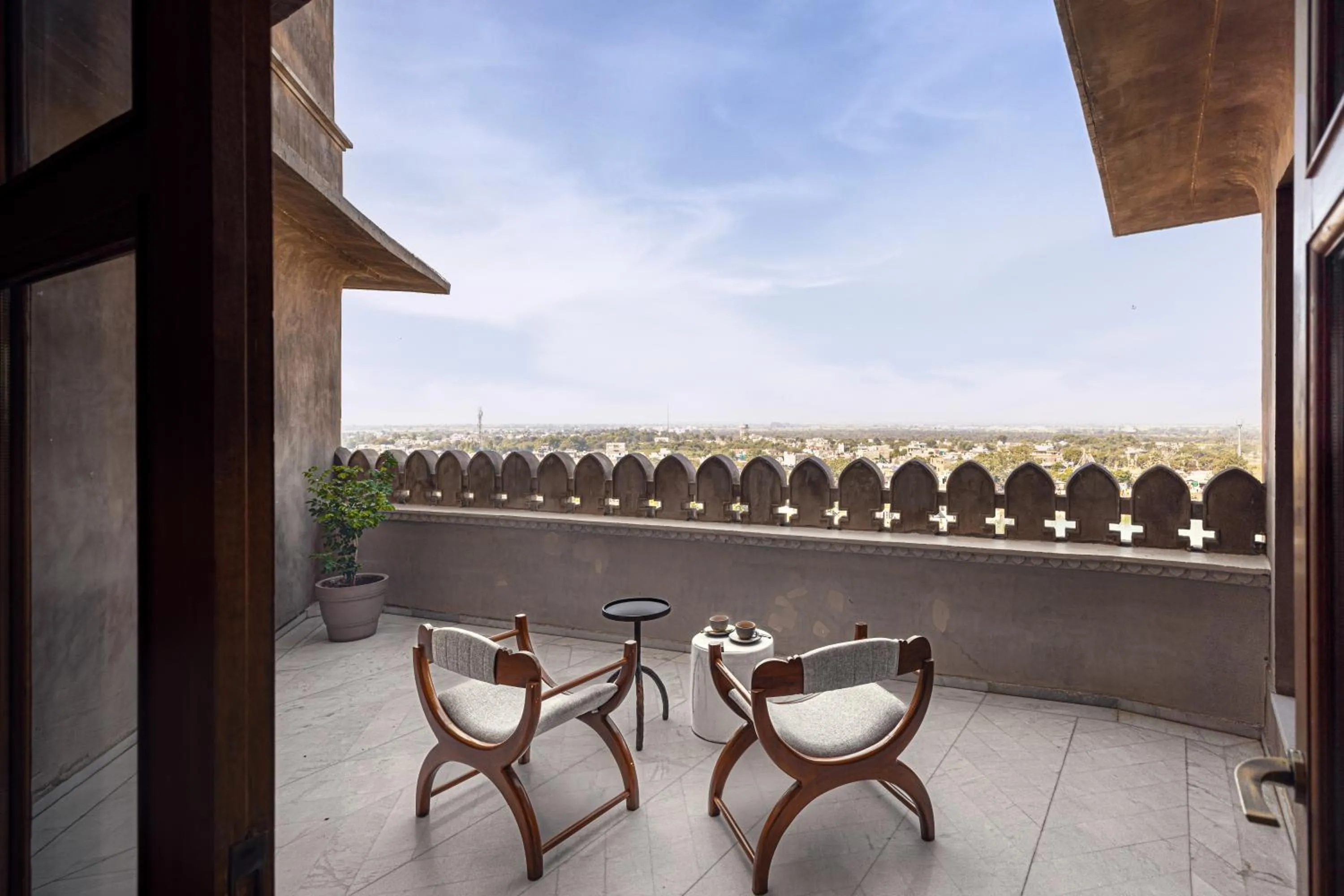 Balcony/Terrace in Six Senses Fort Barwara Sawai Madhopur