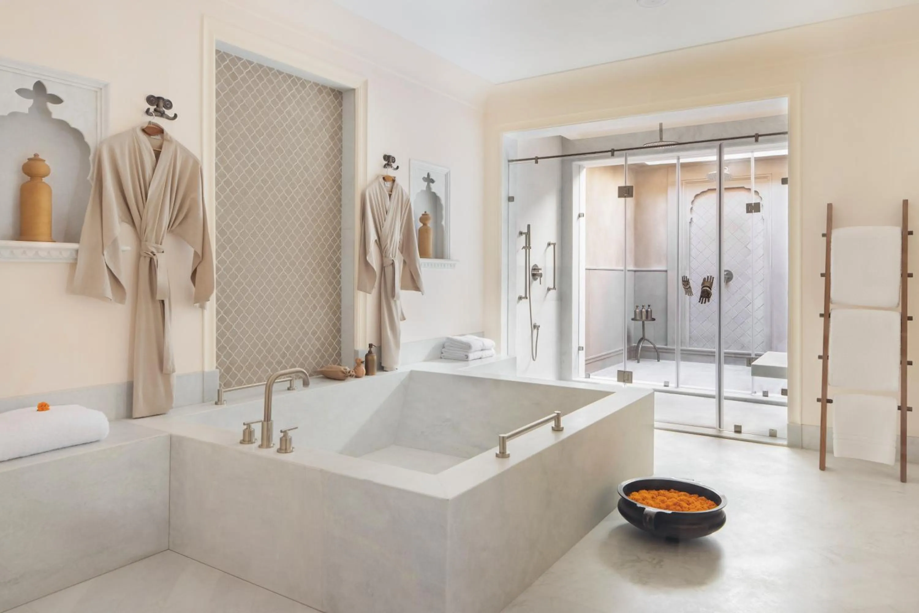 Bathroom in Six Senses Fort Barwara Sawai Madhopur