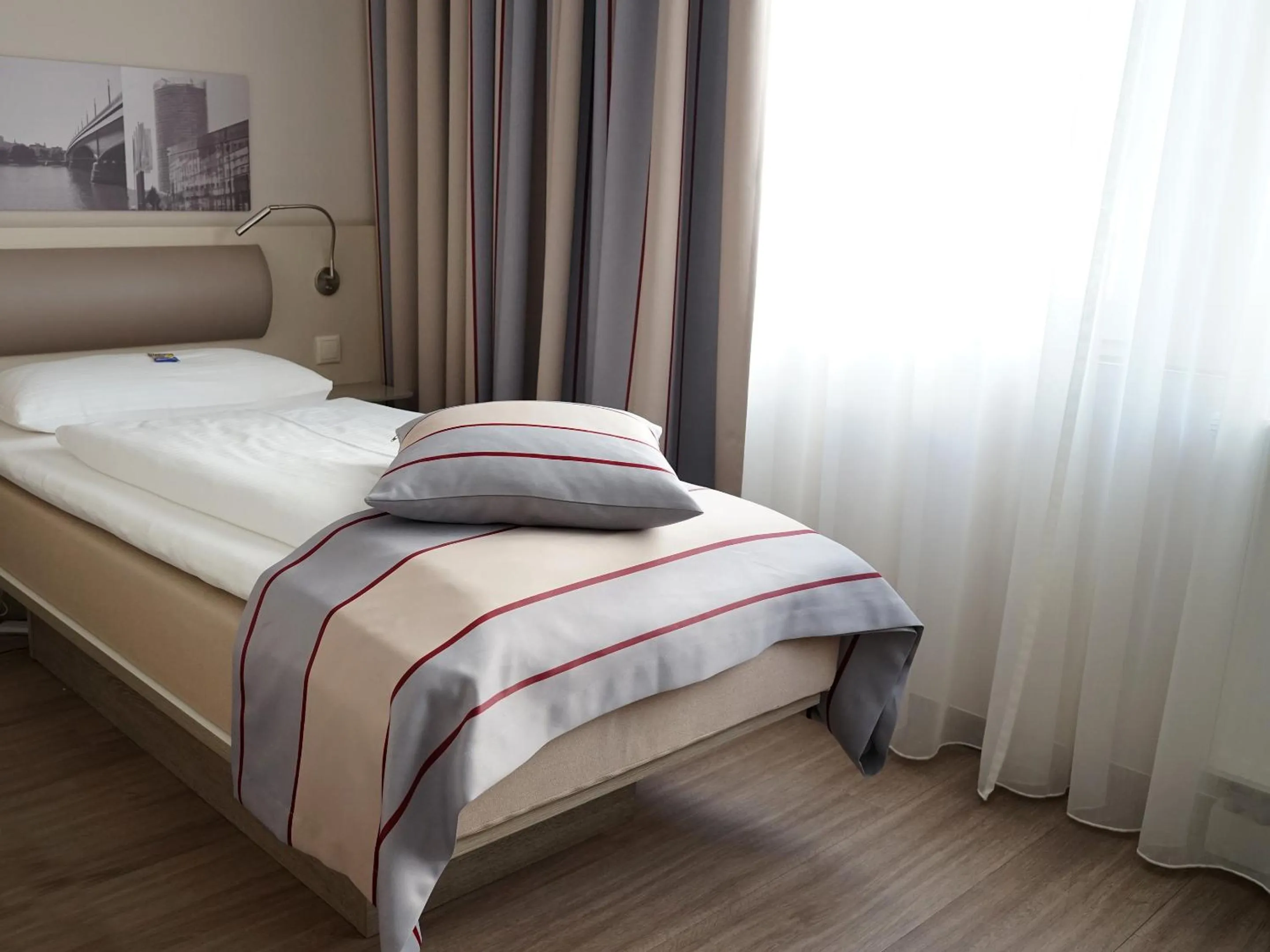 Bed in Hotel Bonn City