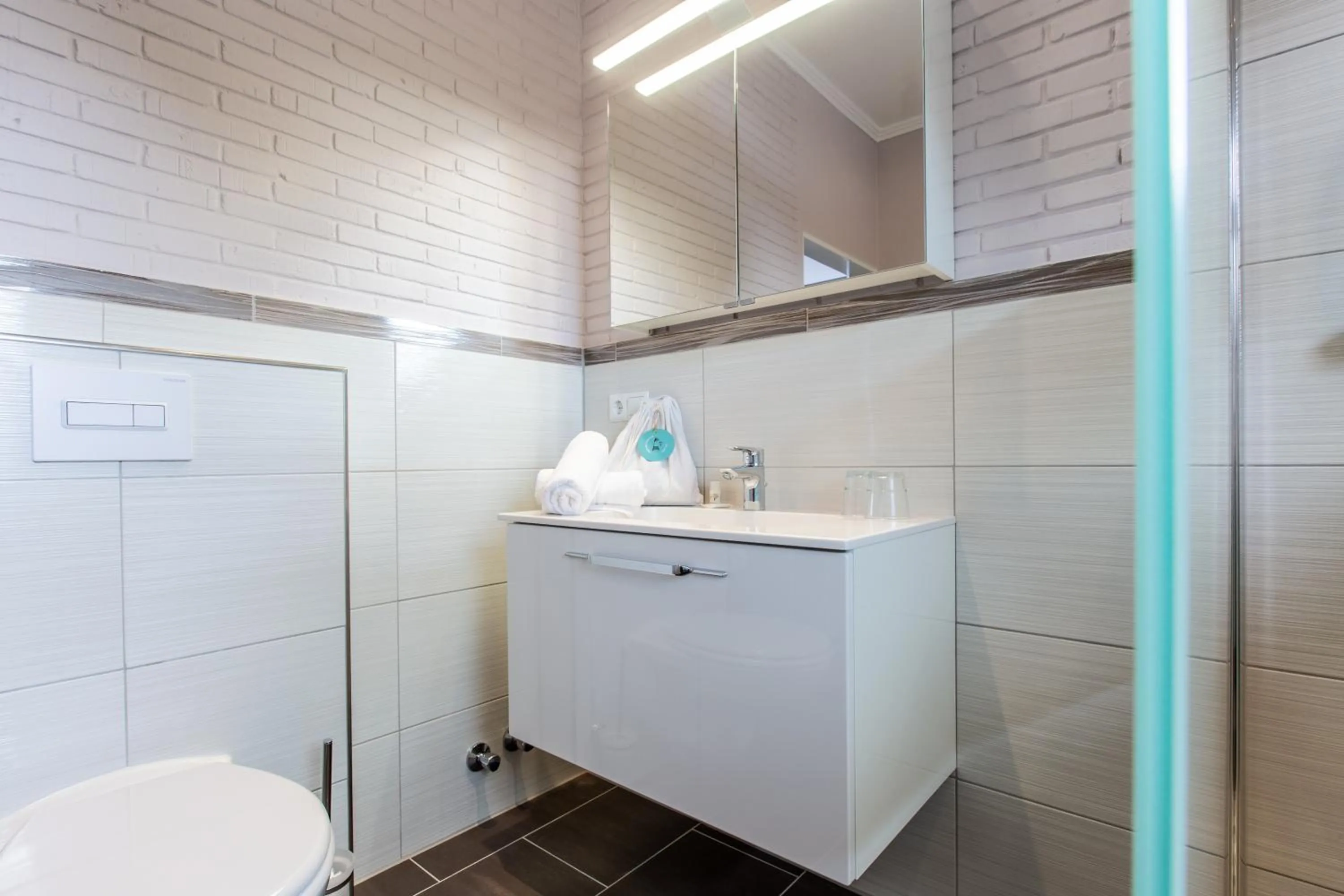 Bathroom in Stratmanns Haus am See