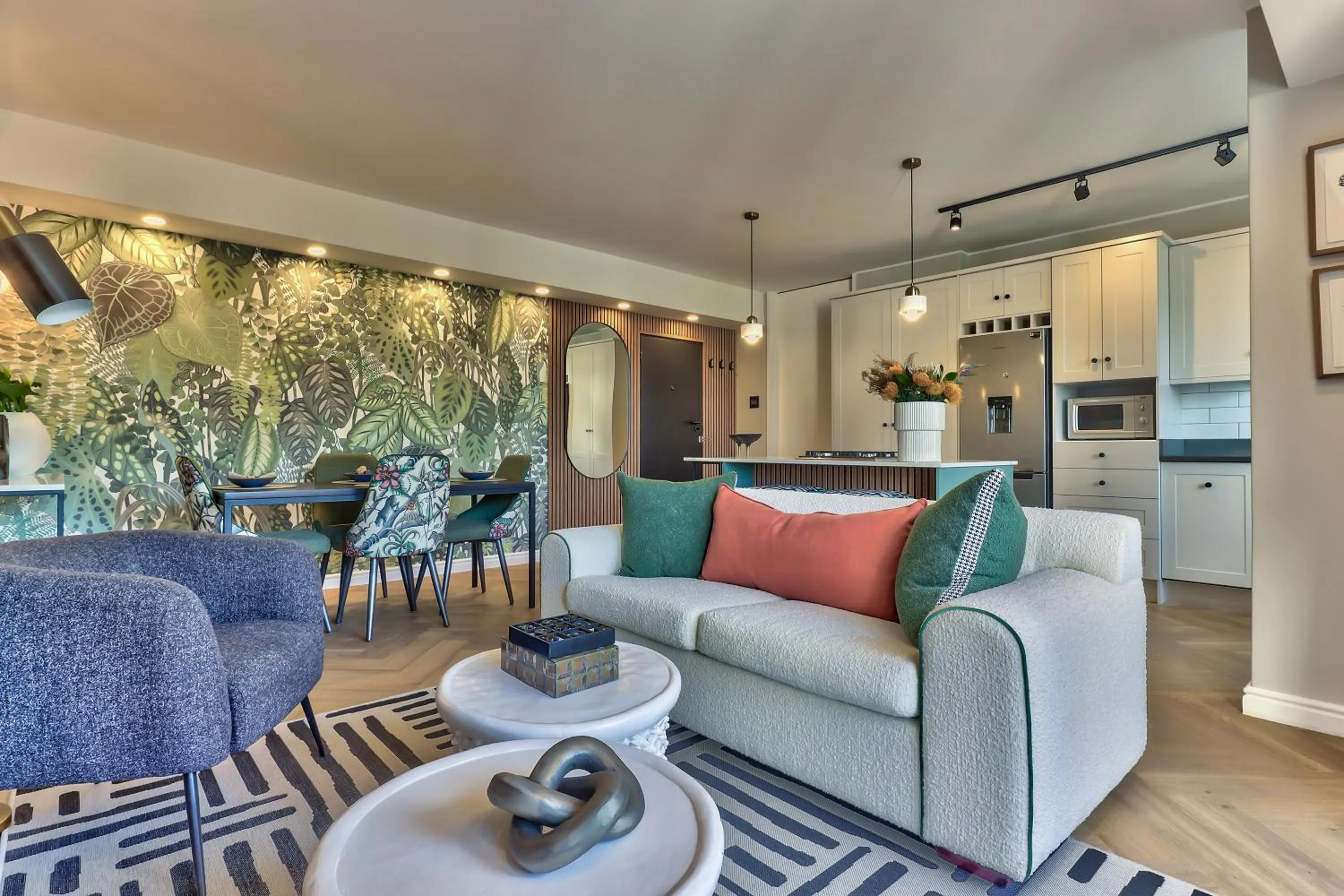 Living room in 437 St Martini Gardens Apartments