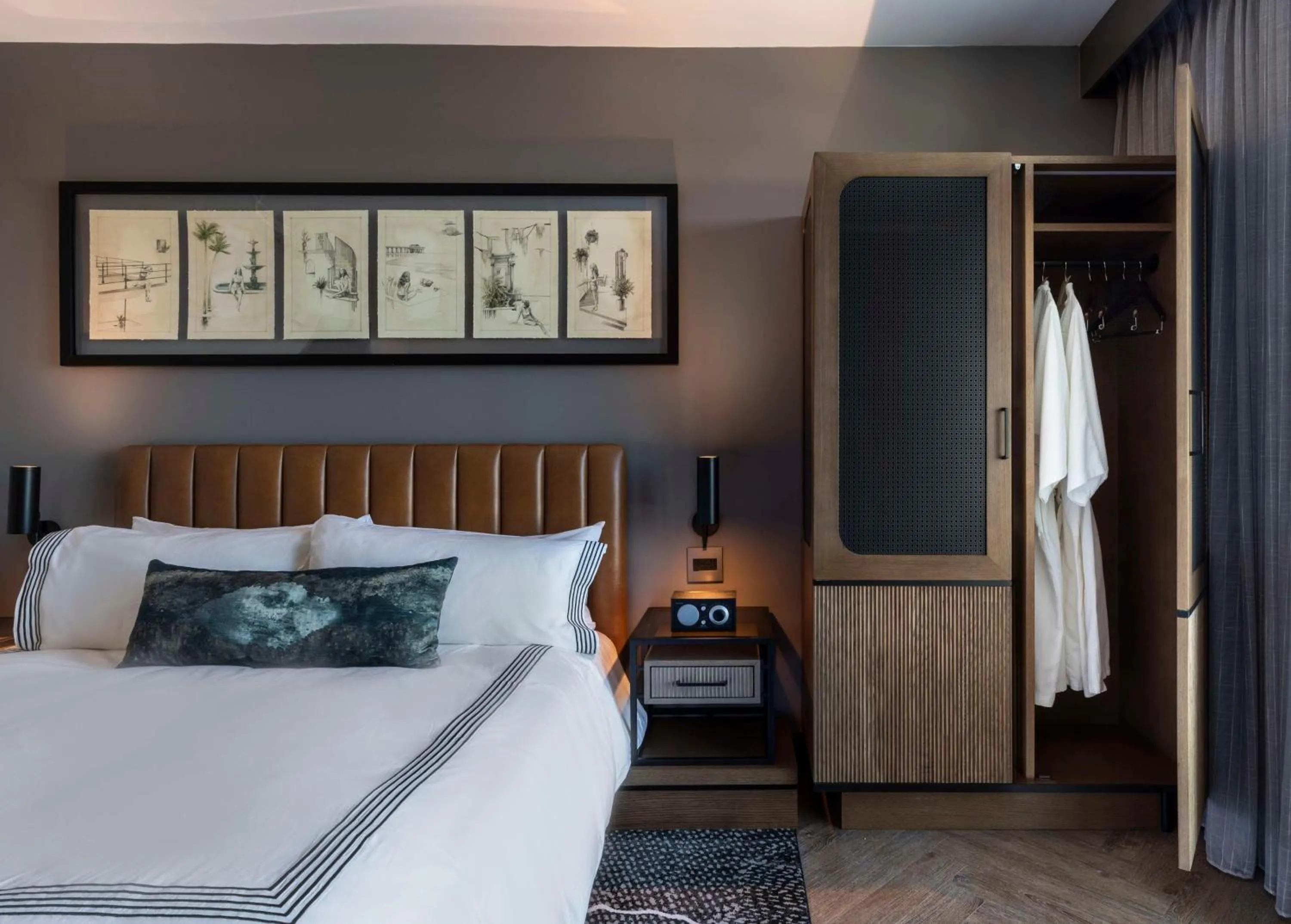 Bedroom, Bed in Thompson Savannah, by Hyatt