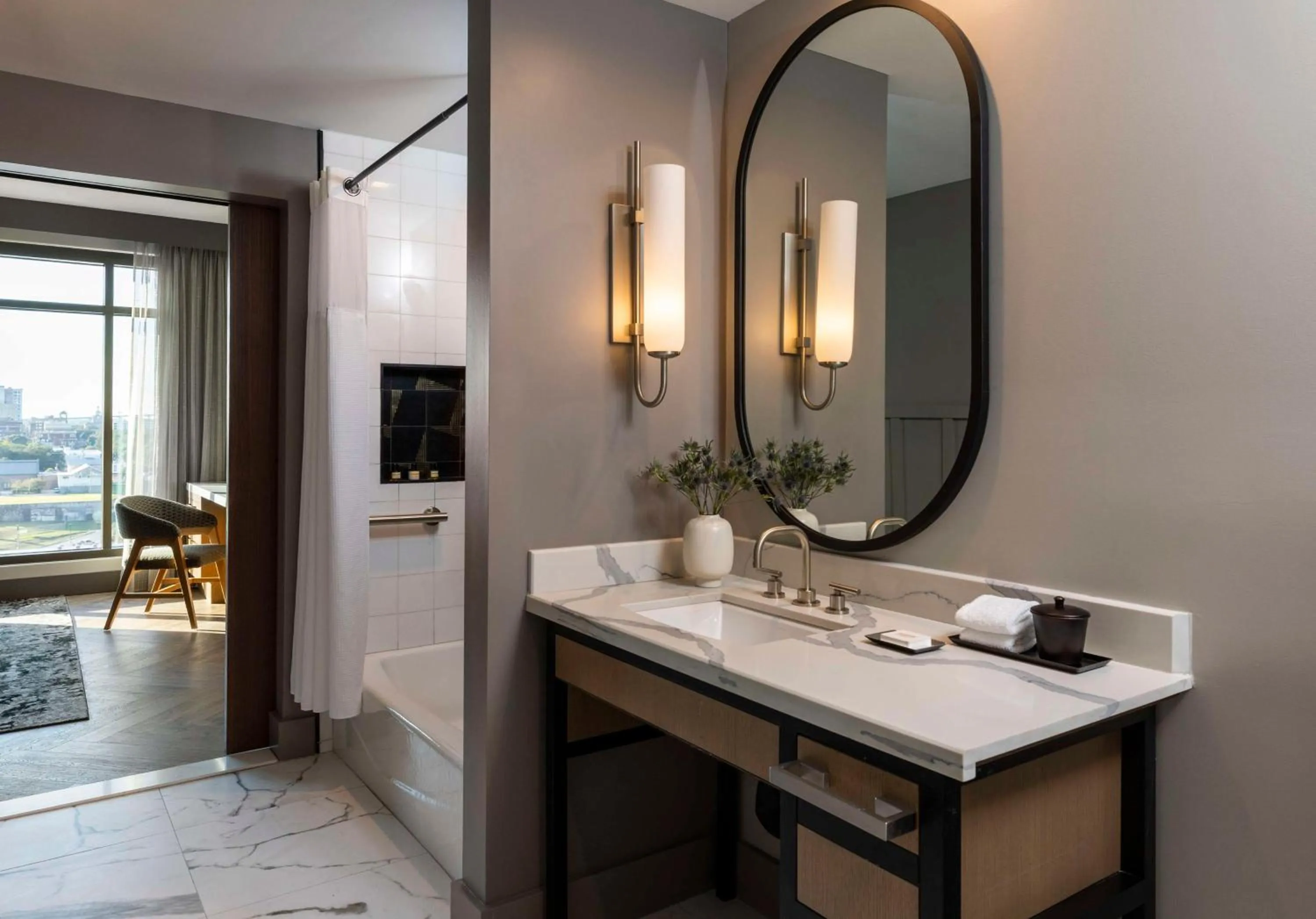 Bathroom in Thompson Savannah, by Hyatt