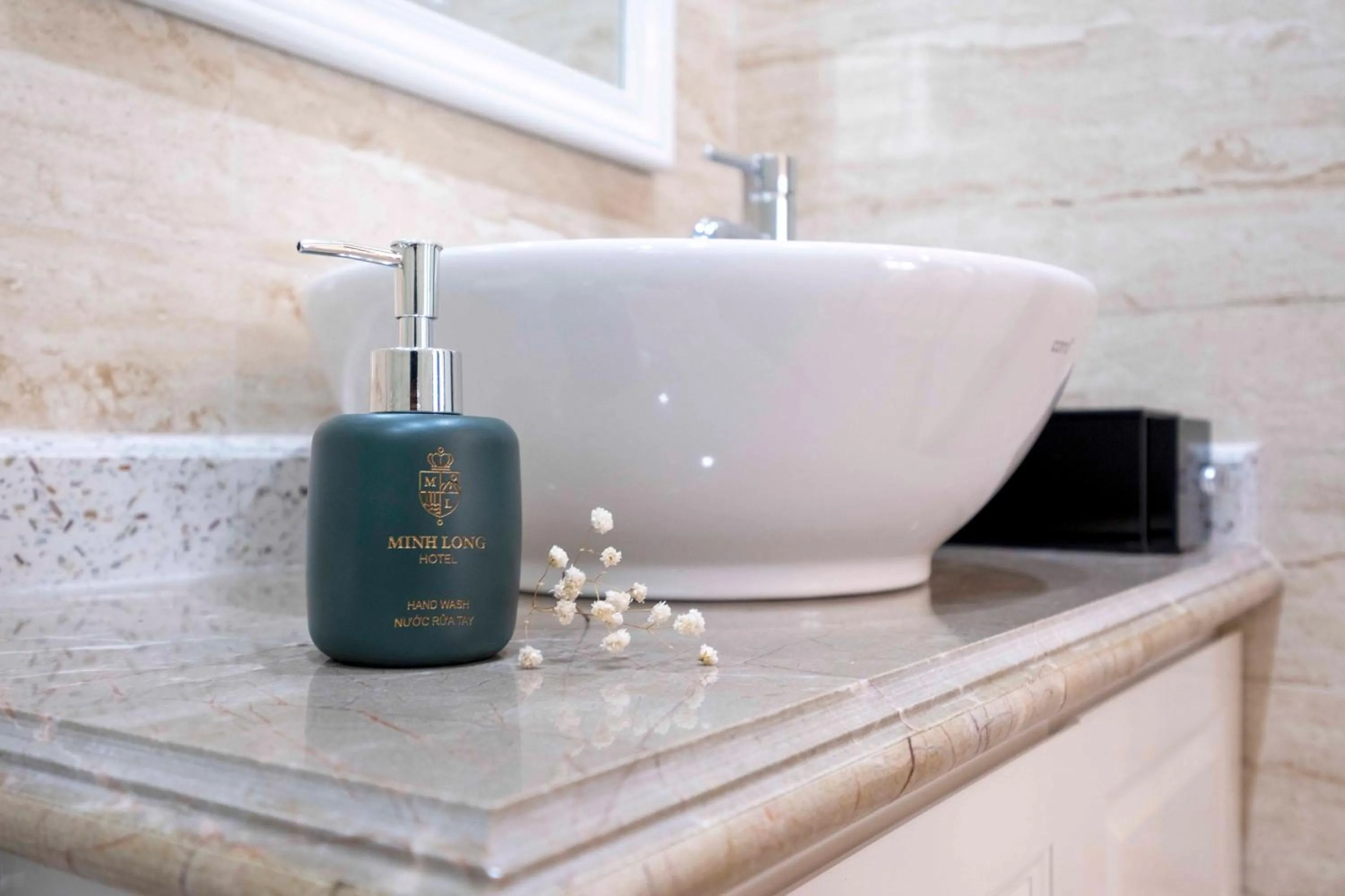 Bathroom in Minh Long Hotel