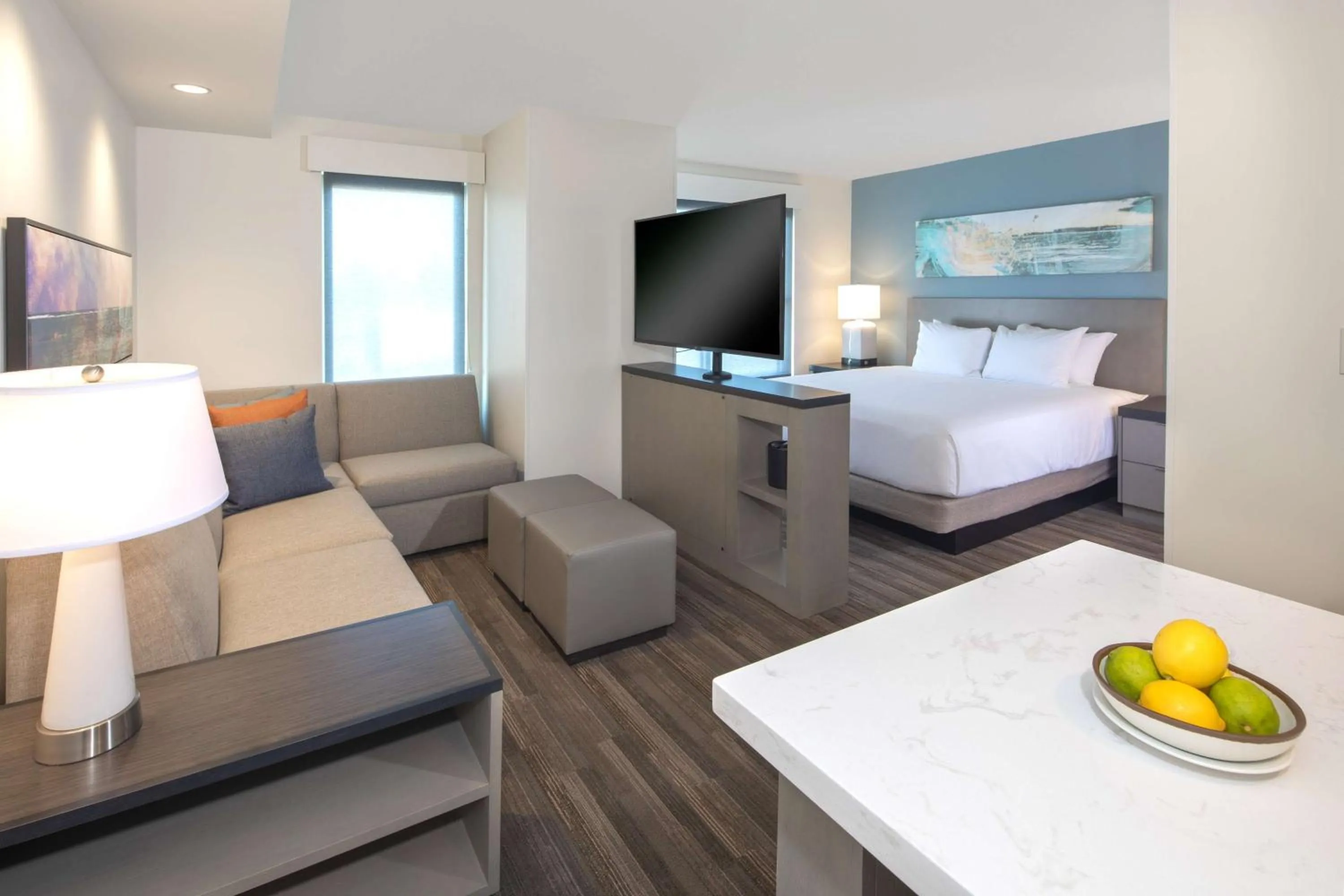 Photo of the whole room, Bed in Hyatt House Lewes Rehoboth Beach