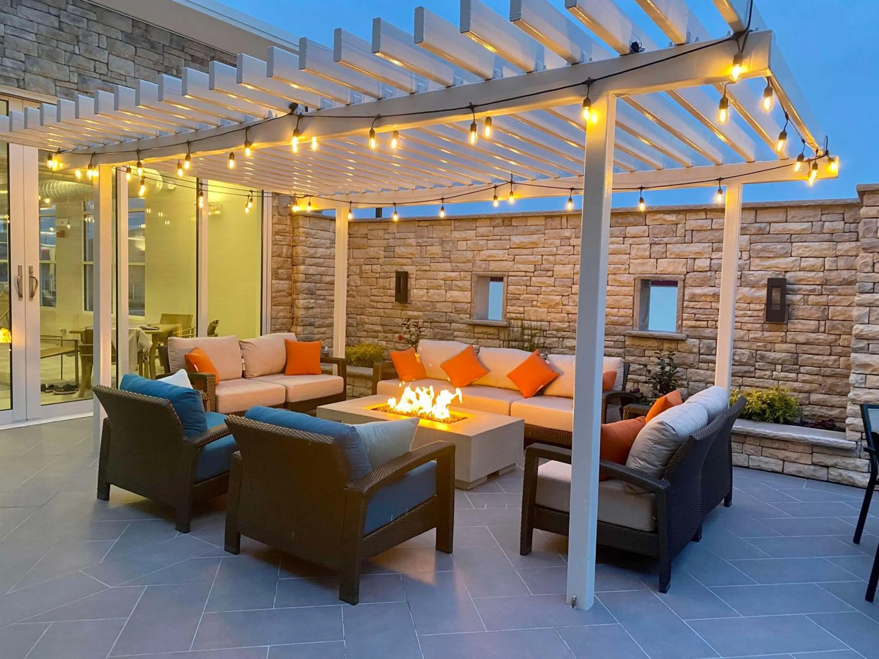 Patio in Hyatt House Lewes Rehoboth Beach