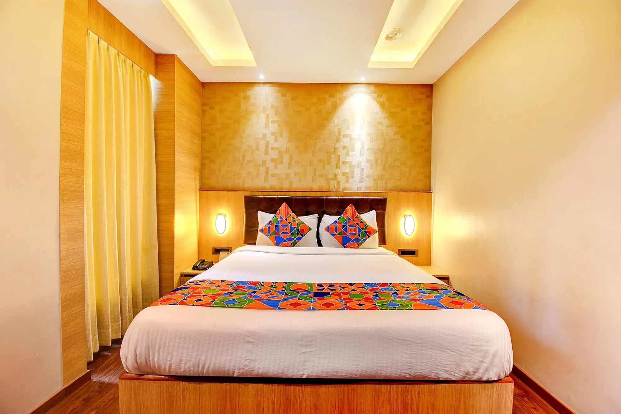 Bedroom, Bed in FabHotel S Comfort Inn - Indiranagar