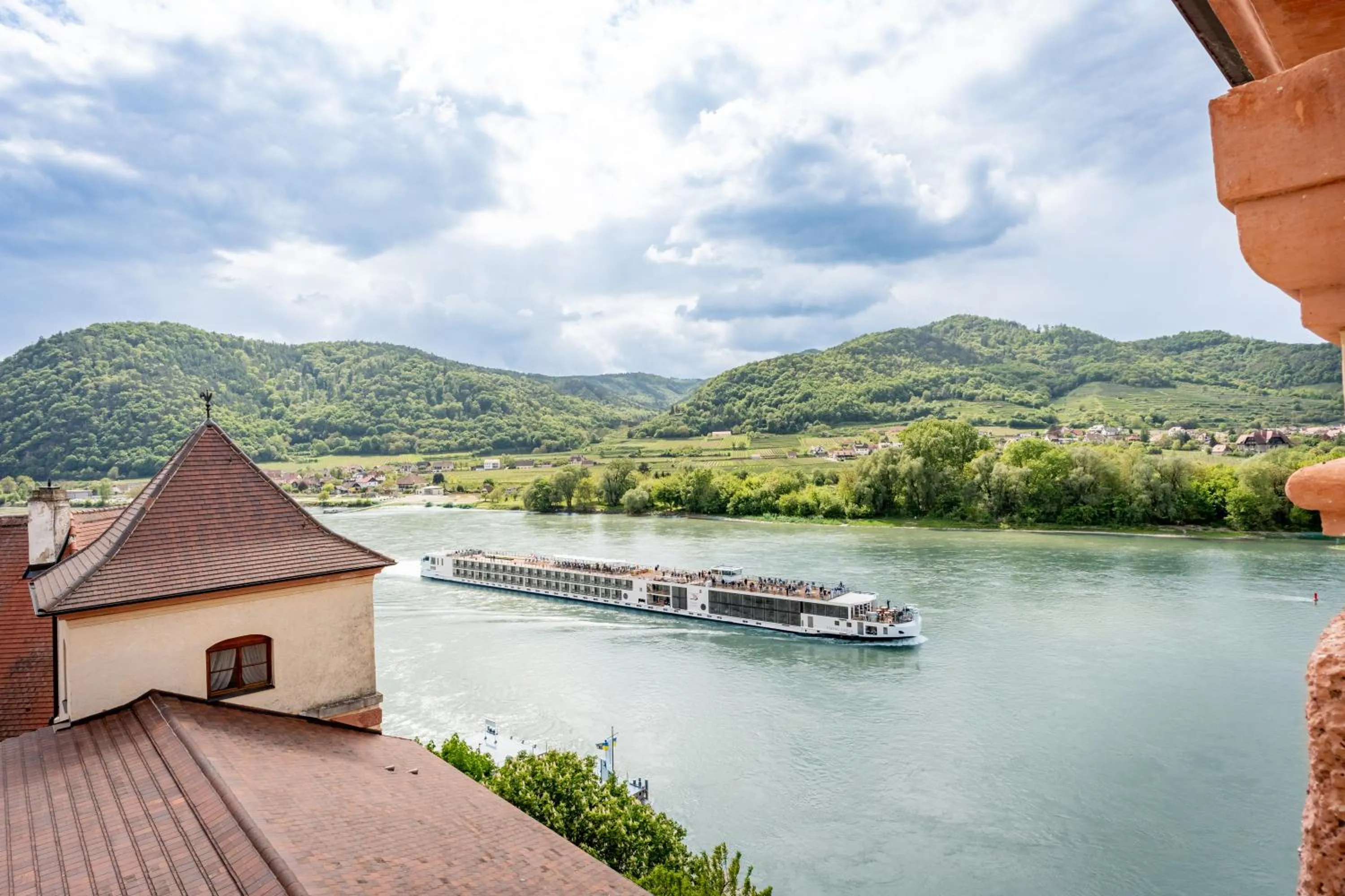 River view in Hotel Schloss Dürnstein