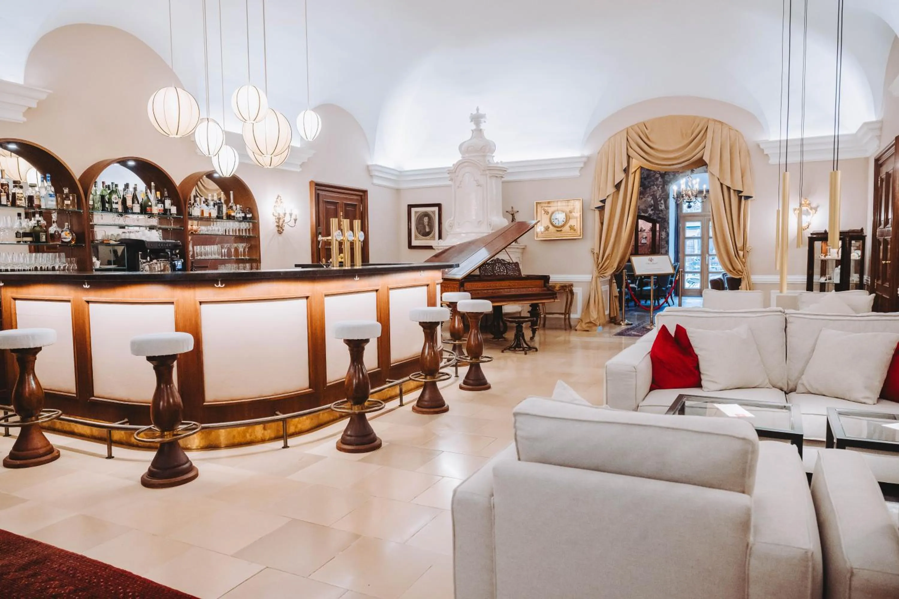 Lobby or reception in Hotel Schloss Dürnstein