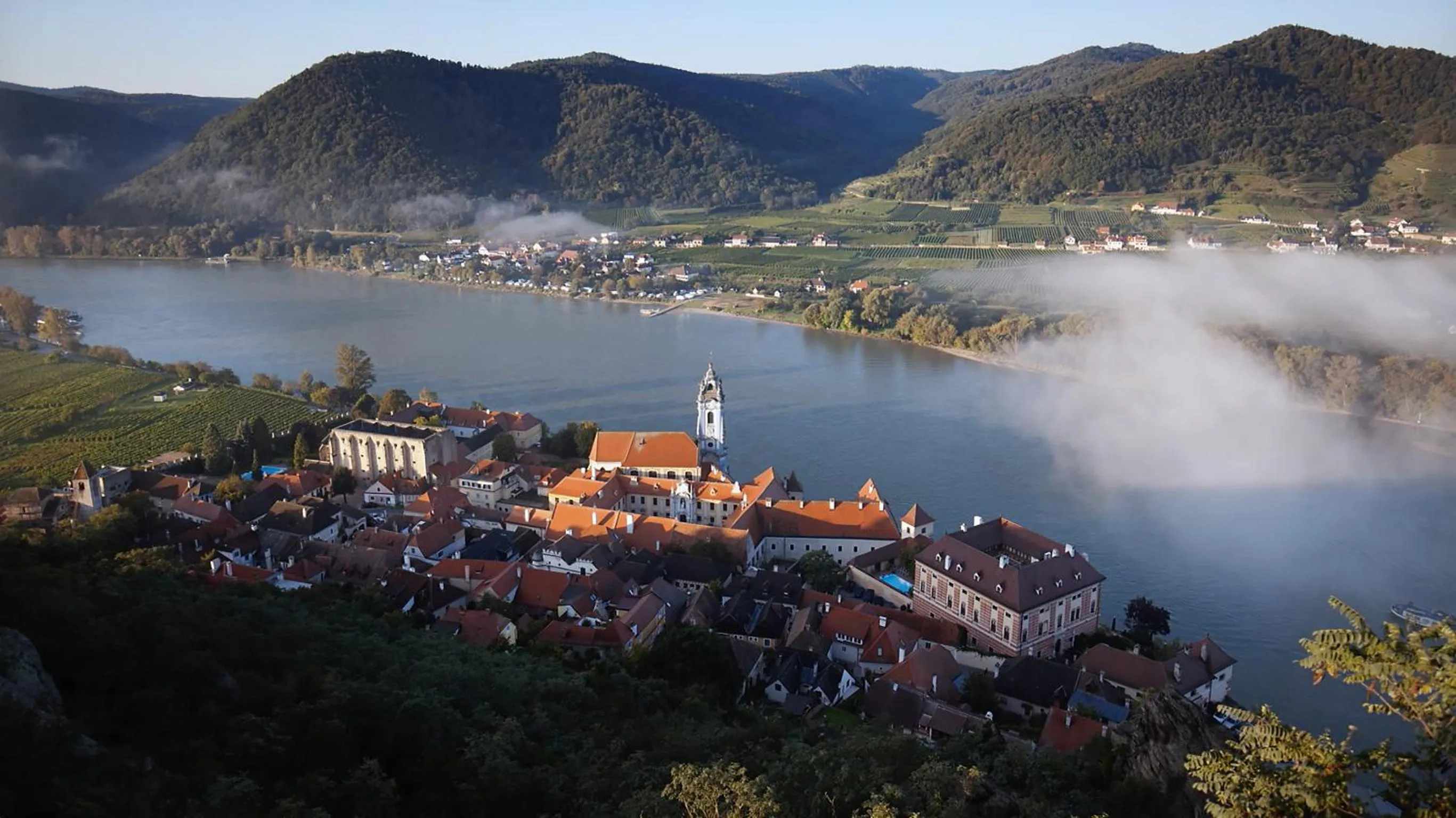 Bird's eye view in Hotel Schloss Dürnstein