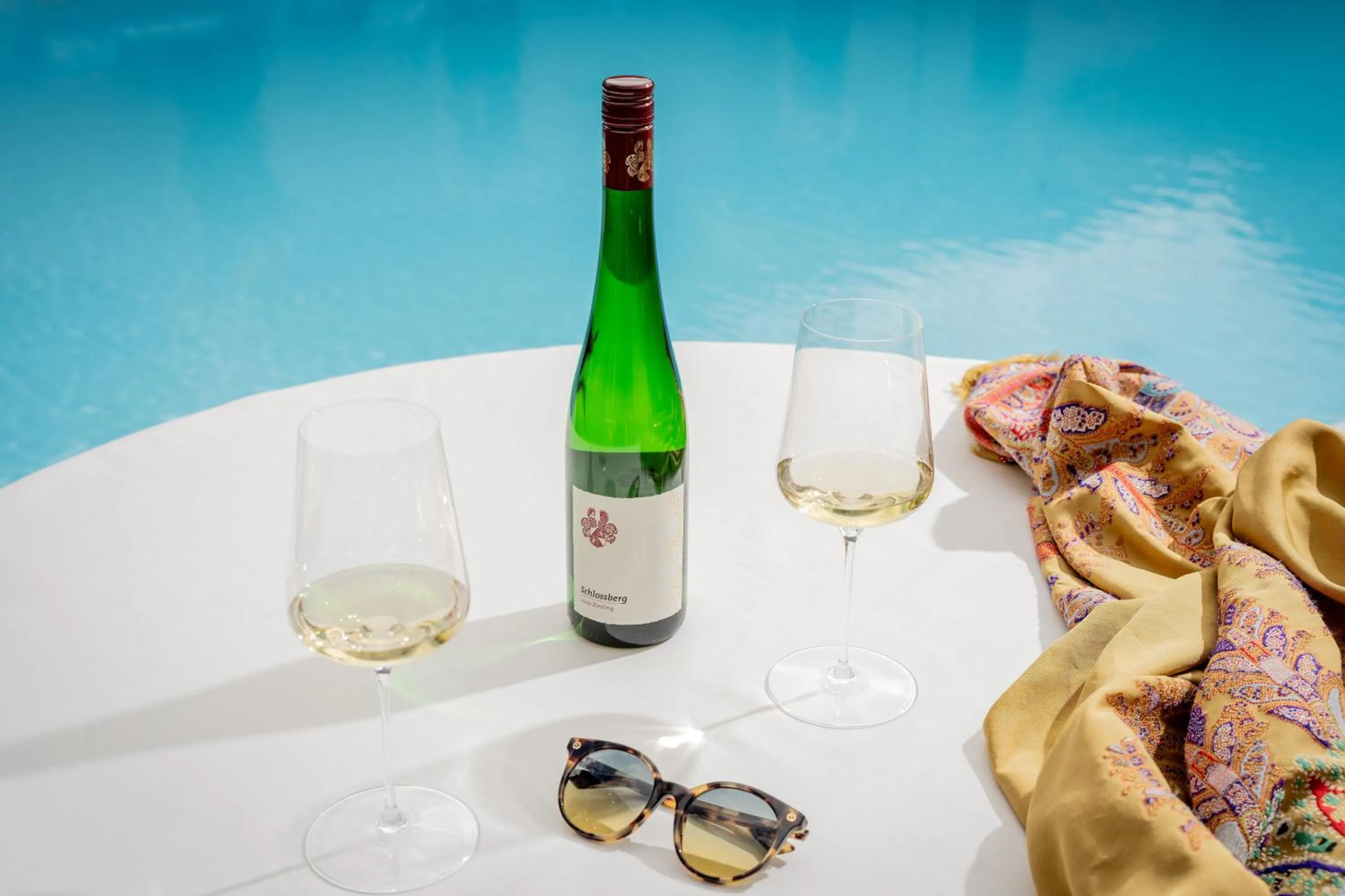 Swimming pool in Hotel Schloss Dürnstein