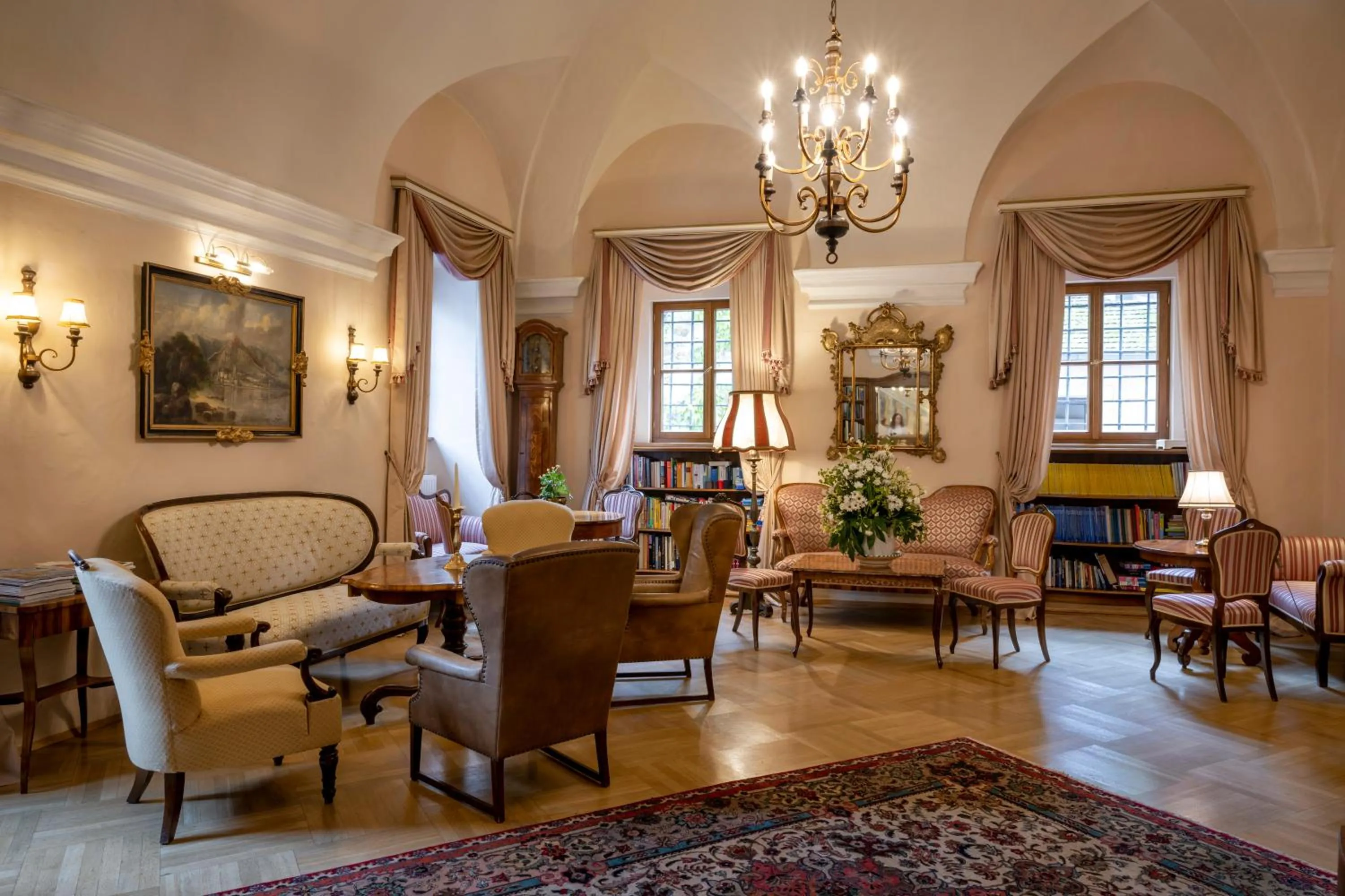 Library in Hotel Schloss Dürnstein