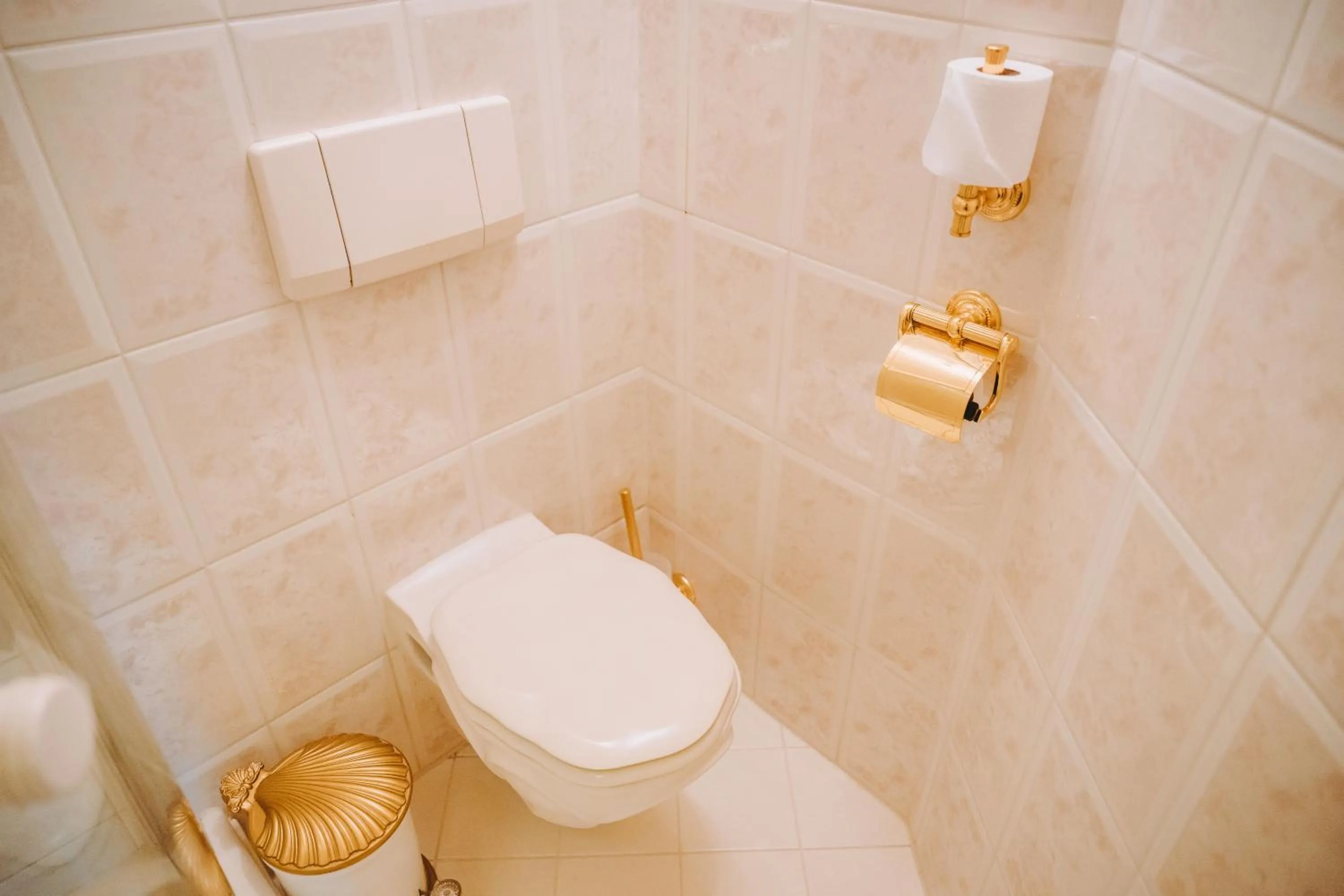 Toilet in Hotel Schloss Dürnstein